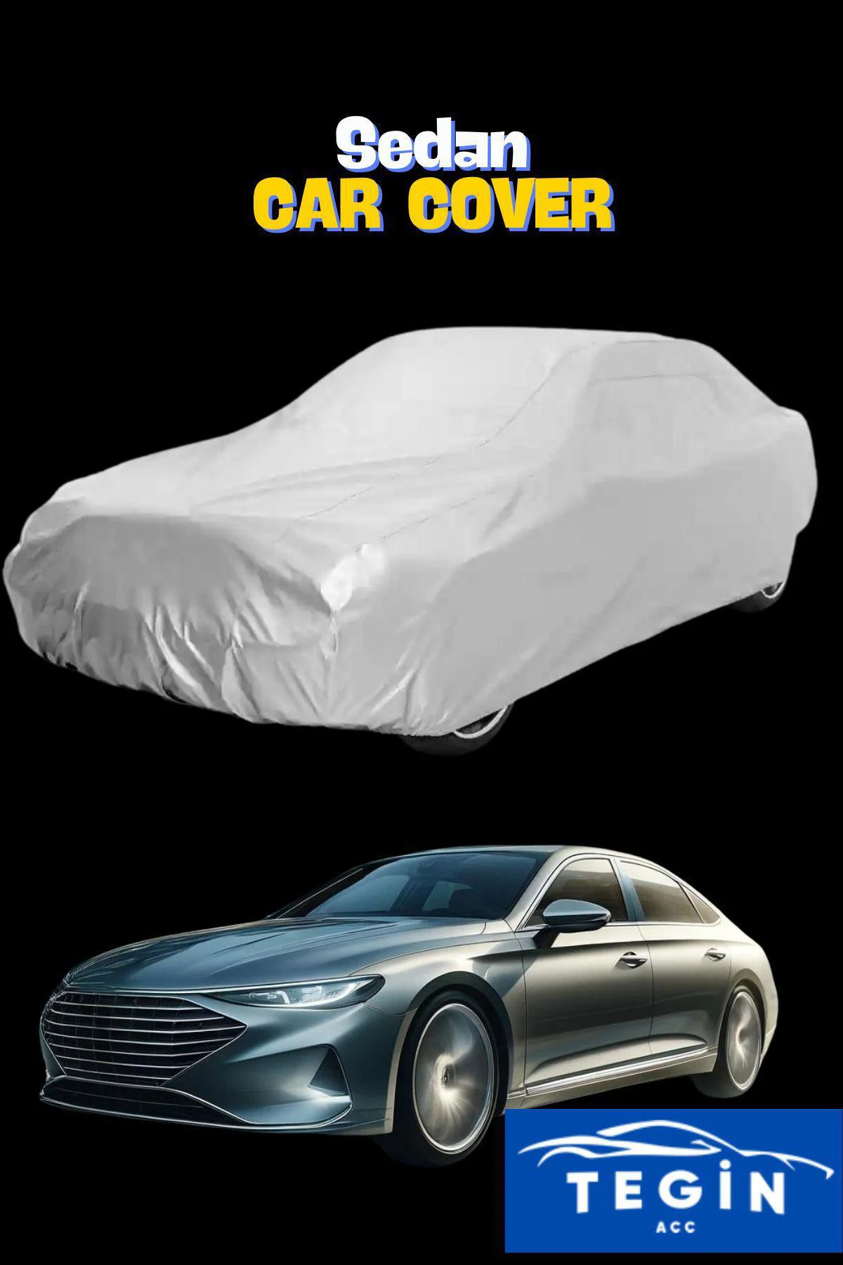 Toyota  Corolla 1979 - 1983 Sedan Uyumlu SolarBlock Araba Brandası Örtüsü