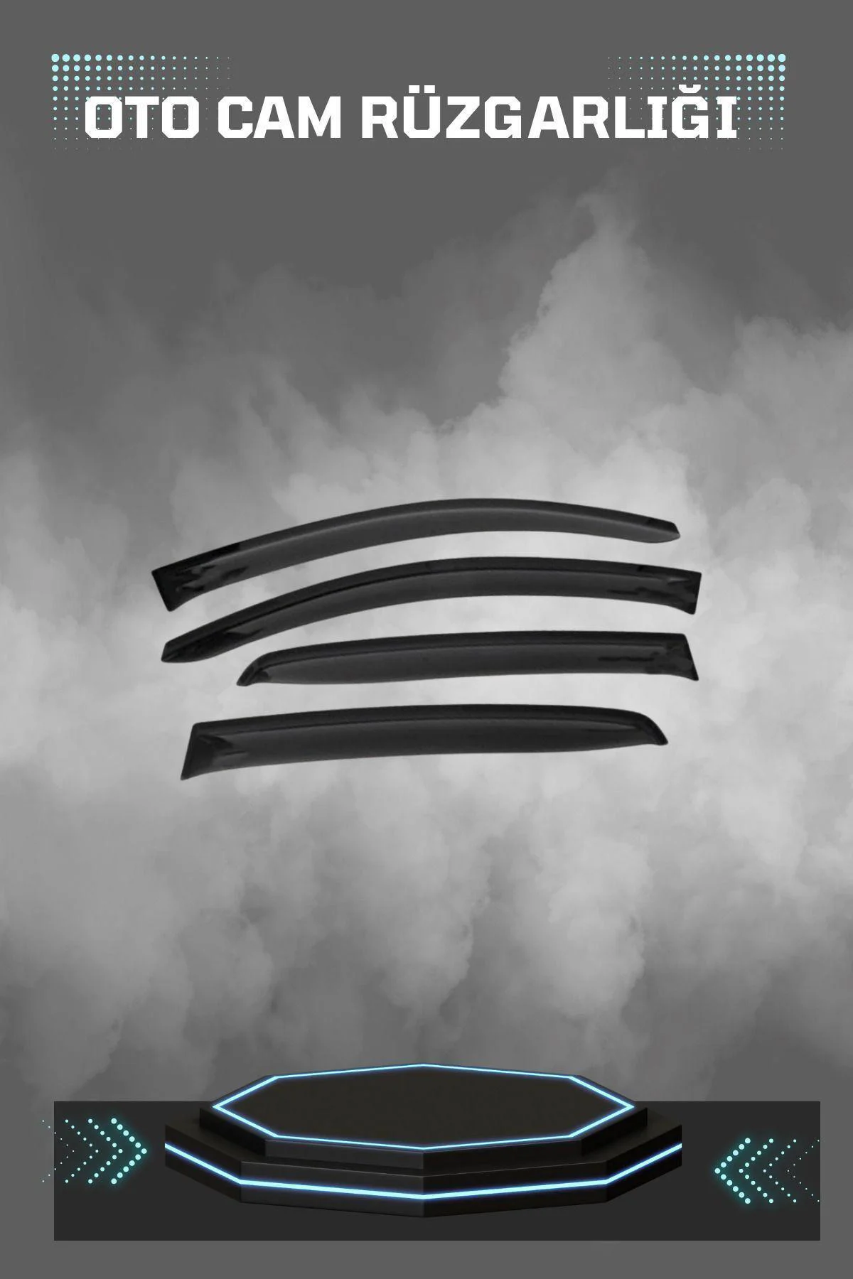 Toyota Corolla 1996 Cam Rüzgarlığı 4lü Takım