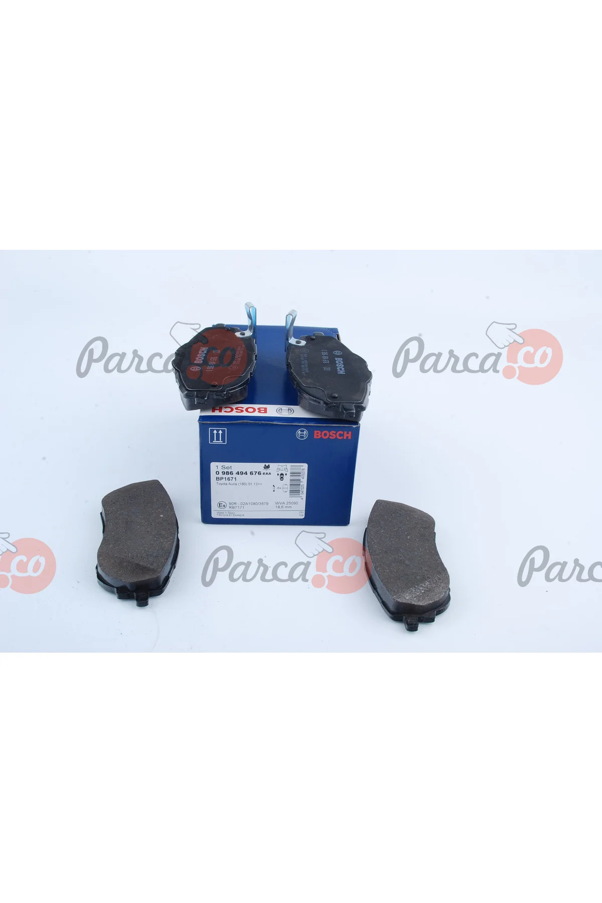 Toyota Corolla 2013- Ön Fren Balatası [BOSCH] 0986494676