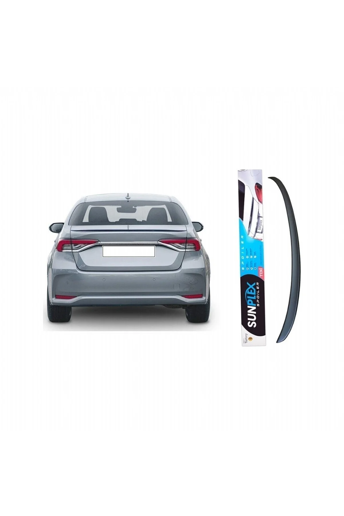 TOYOTA COROLLA 2019-2024 PİANO BLACK BAGAJ SPOİLER
