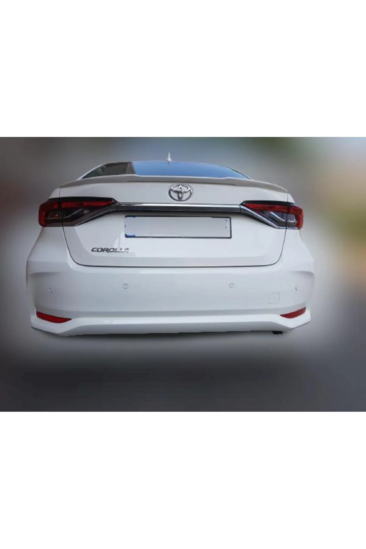 TOYOTA COROLLA 2019- YARASA ASTARLI ANATOMİK SPOİLER (FİBER)