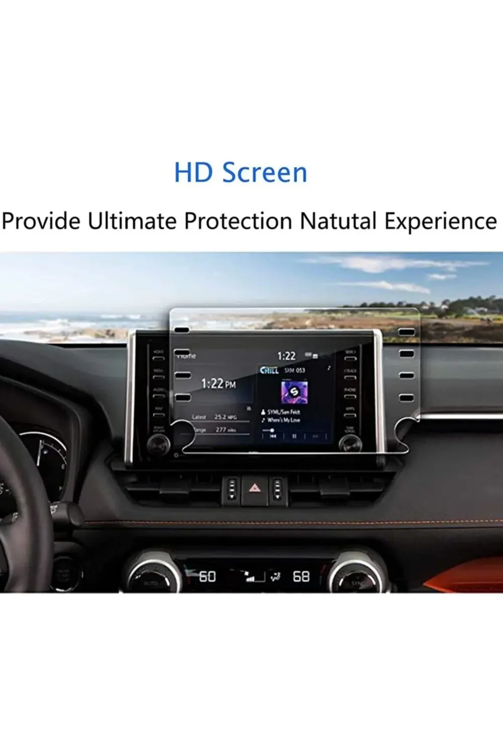 Toyota Corolla 2020 2021 Model 8" Navigasyon Nano Ekran Koruyucu