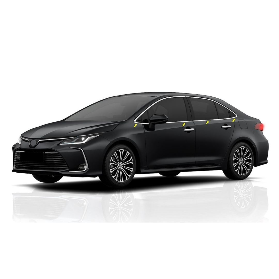 Toyota Corolla Uyumlu 2019+ Cam Nikelajı