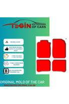 Toyota Corolla 1998-2002 Prime Sarı Halı Bej Kenar Halı Paspas