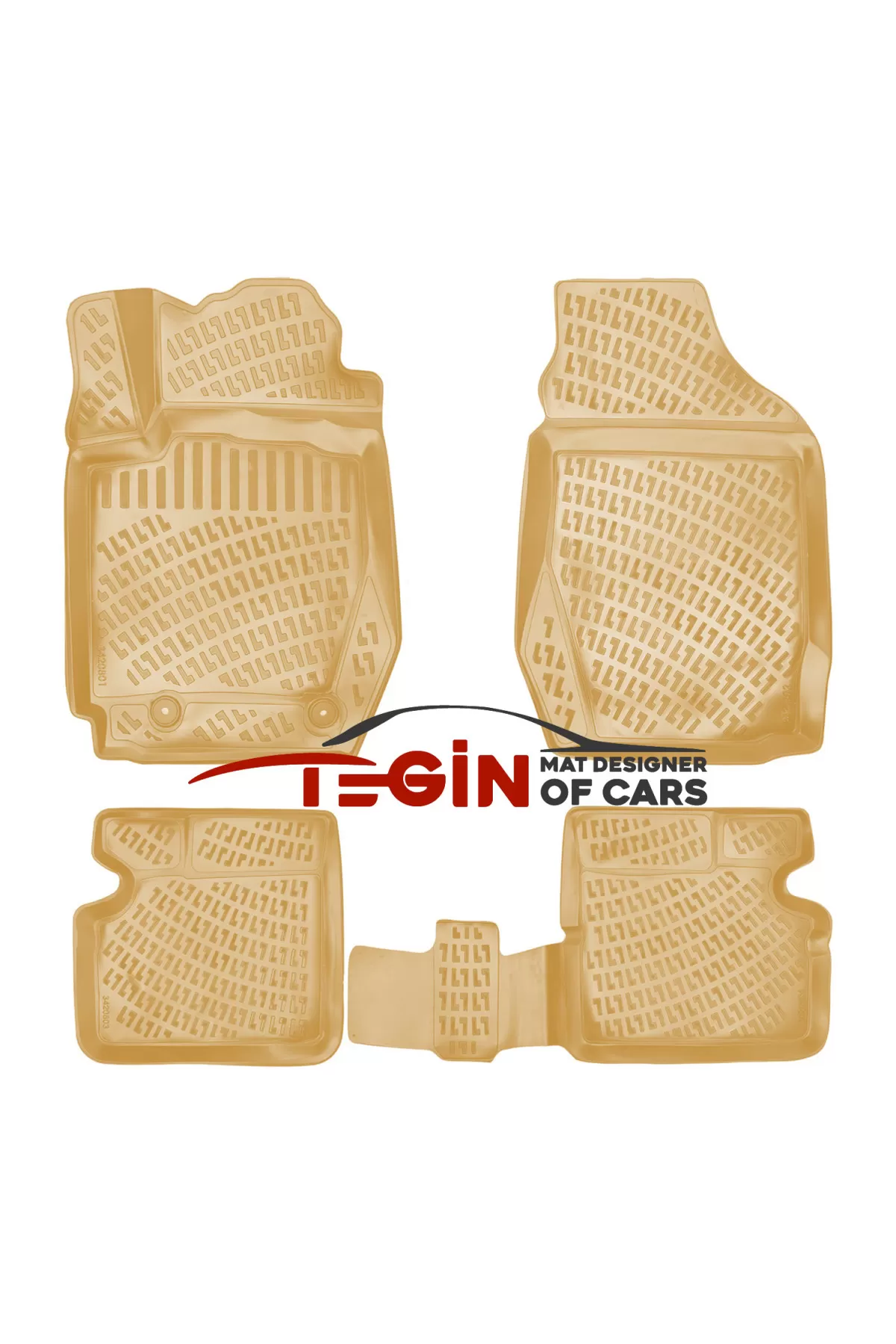 Toyota Corolla 1999-2006 Bagaj Havuzu + Bej 3D Paspas