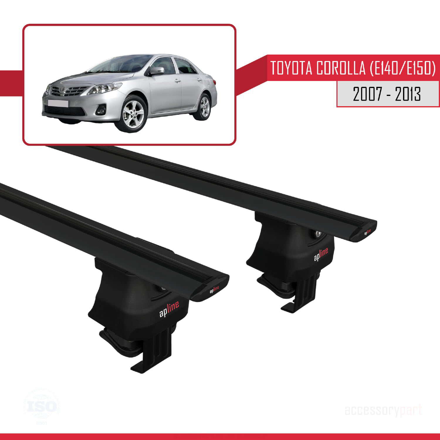 Toyota Corolla 2006-2013 Arası ile uyumlu ACE-4 Ara Atkı Tavan Ba