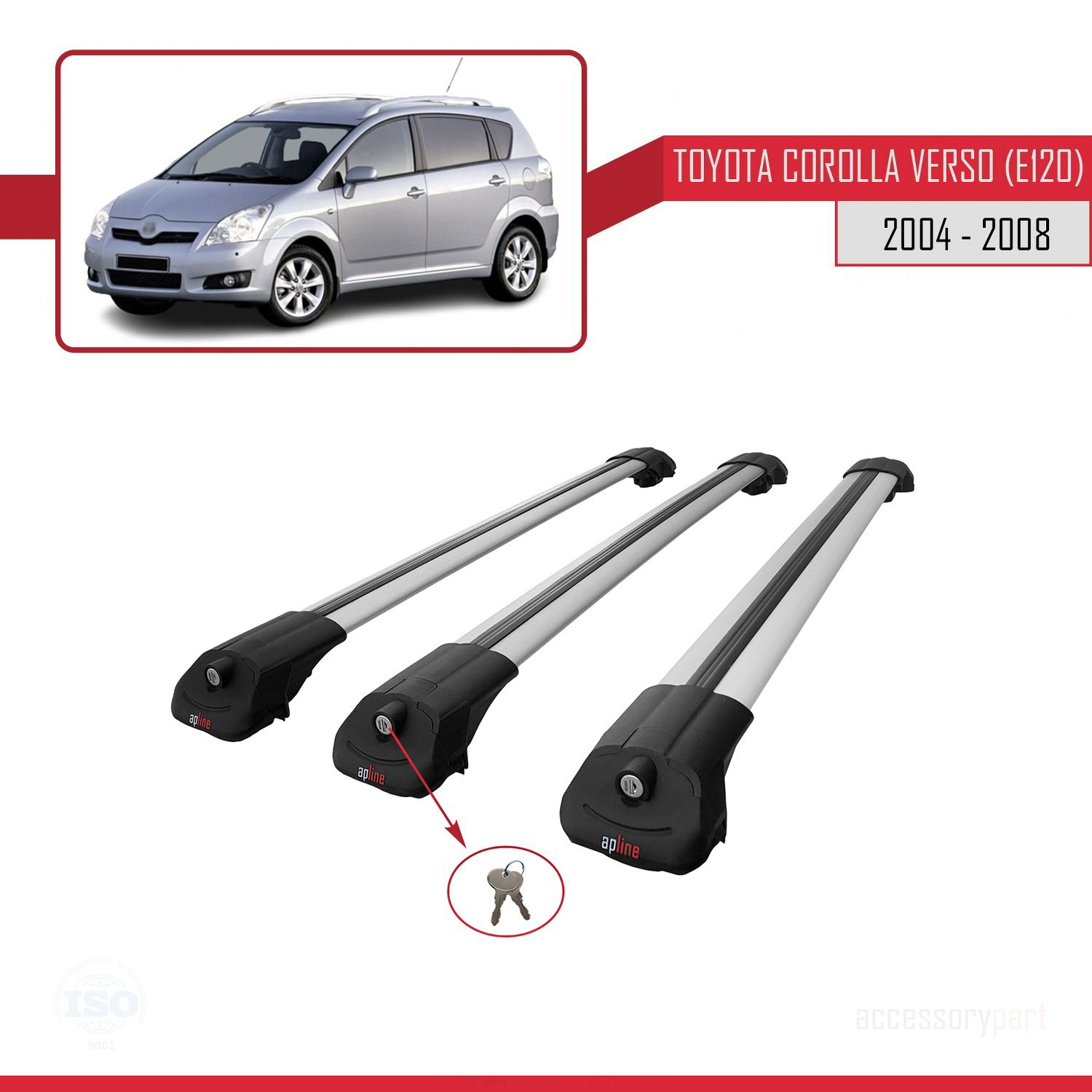 Toyota Corolla Verso (E120) 2004-2008 Arası ile uyumlu ACE-1 Ara 