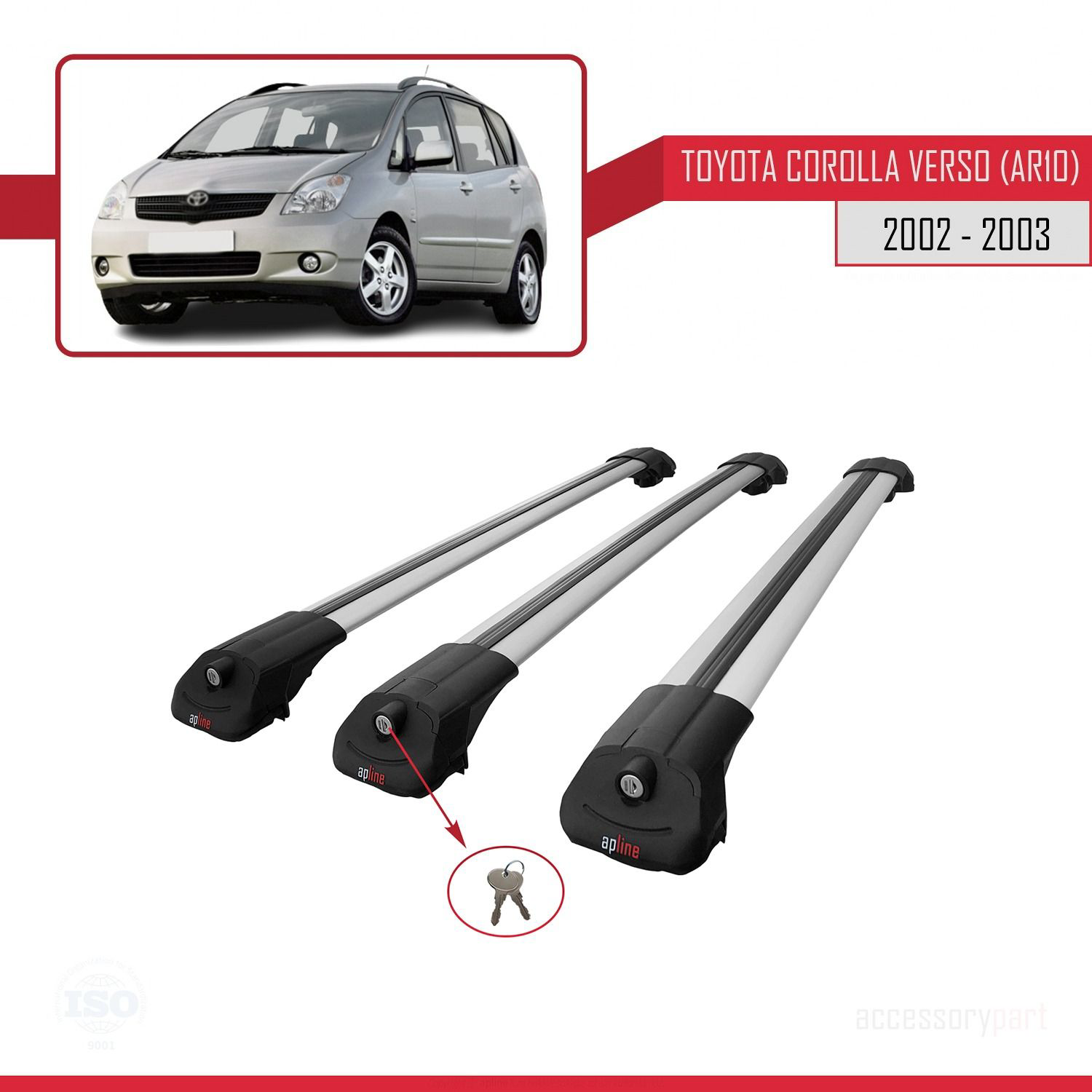 Toyota Corolla Verso (AR10) 2002-2003 Arası ile uyumlu ACE-1 Ara 