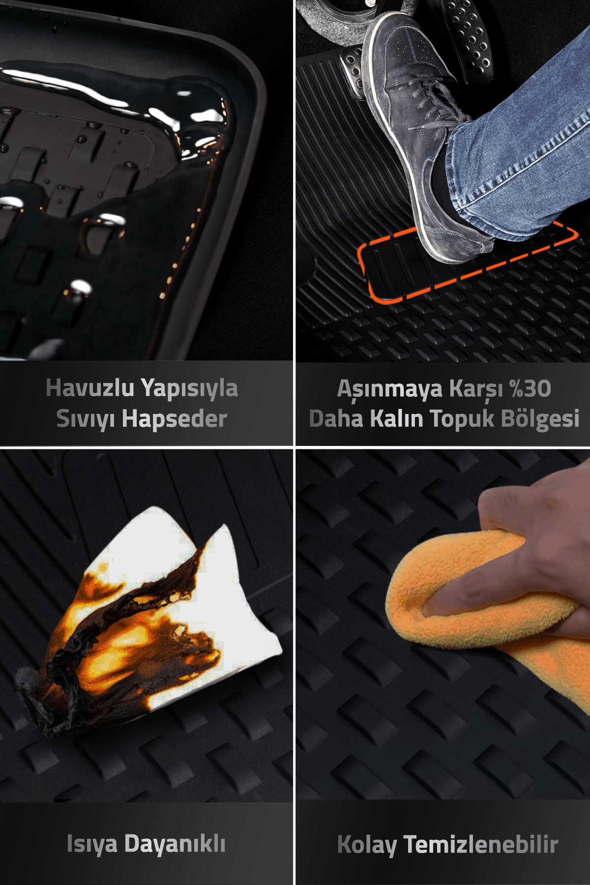 Toyota Corolla Cross 2022+ Uyumlu SAHLER Araca Özel 4.5D Havuzlu 