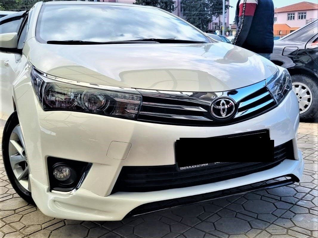 Toyota Corolla Uyumlu Ön Tampon Eki 2013-2015 Arası Düz Kasa Toyota Corolla Uyumlu Ön Tampon Eki 2013-2015 Arası Düz Kasa