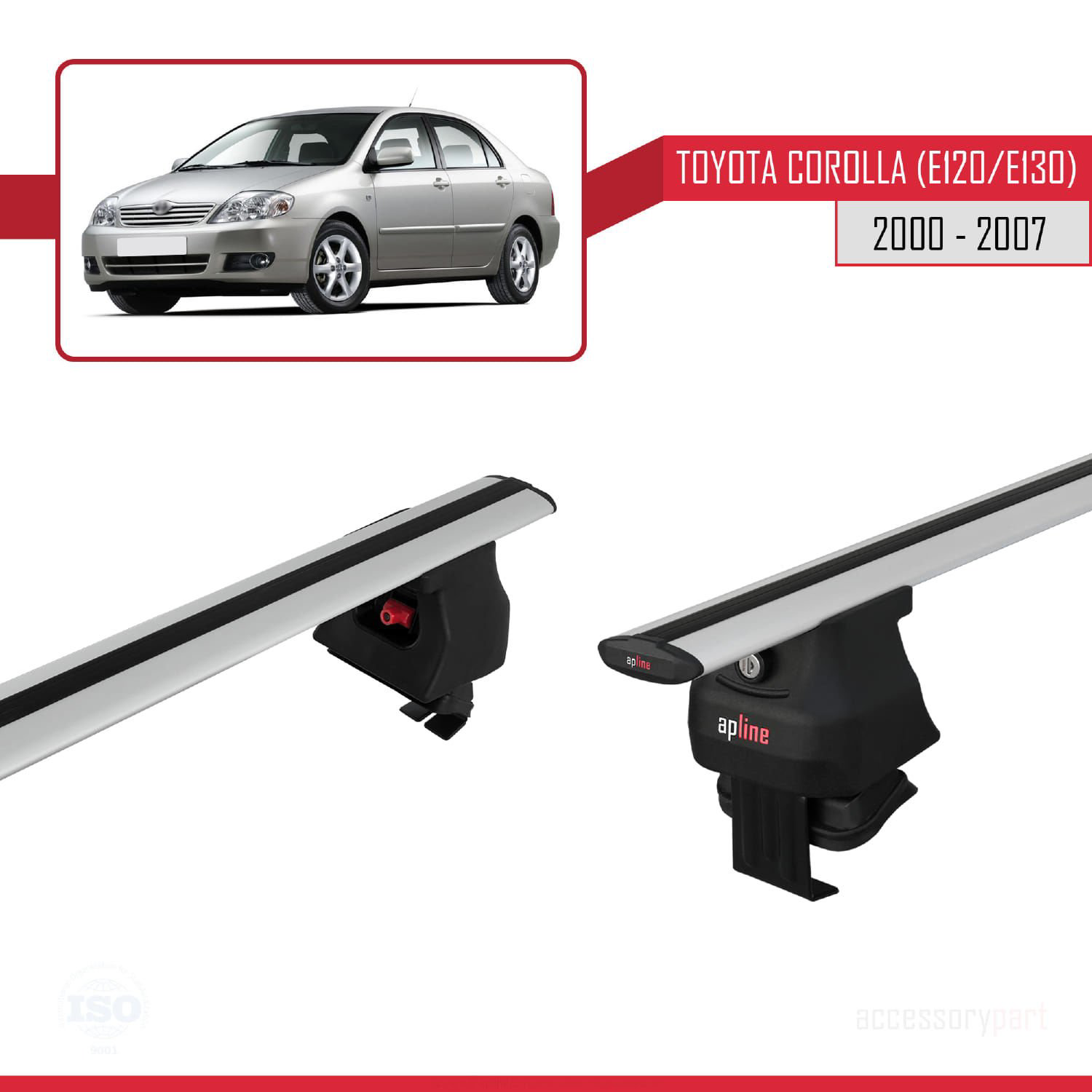 Toyota Corolla (E120) Sedan 2000-2007 Arası ile uyumlu ACE-4 Ara 