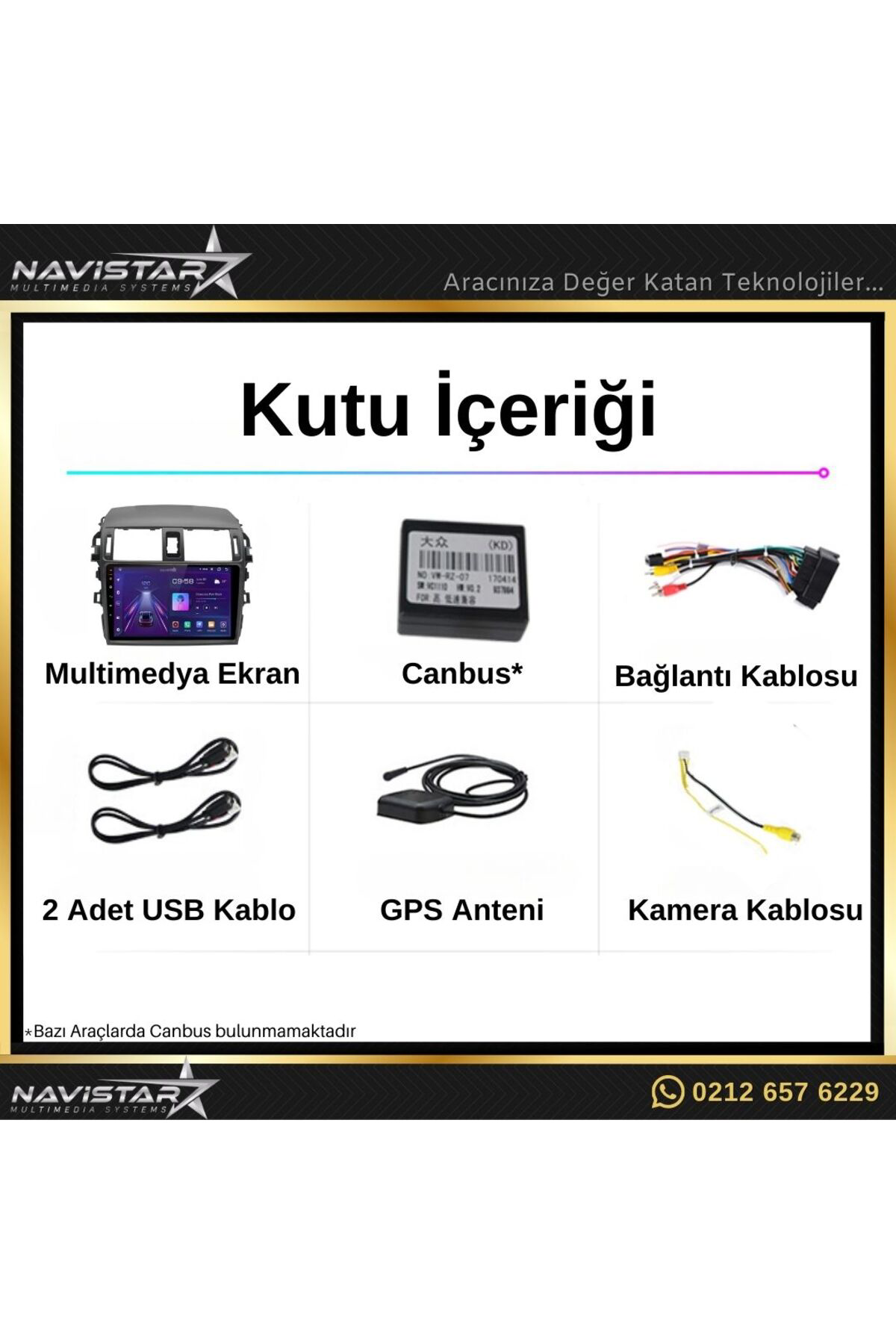 Toyota Corolla Kablosuz Carplay 2 64gb Android 13 Navigasyon Mult