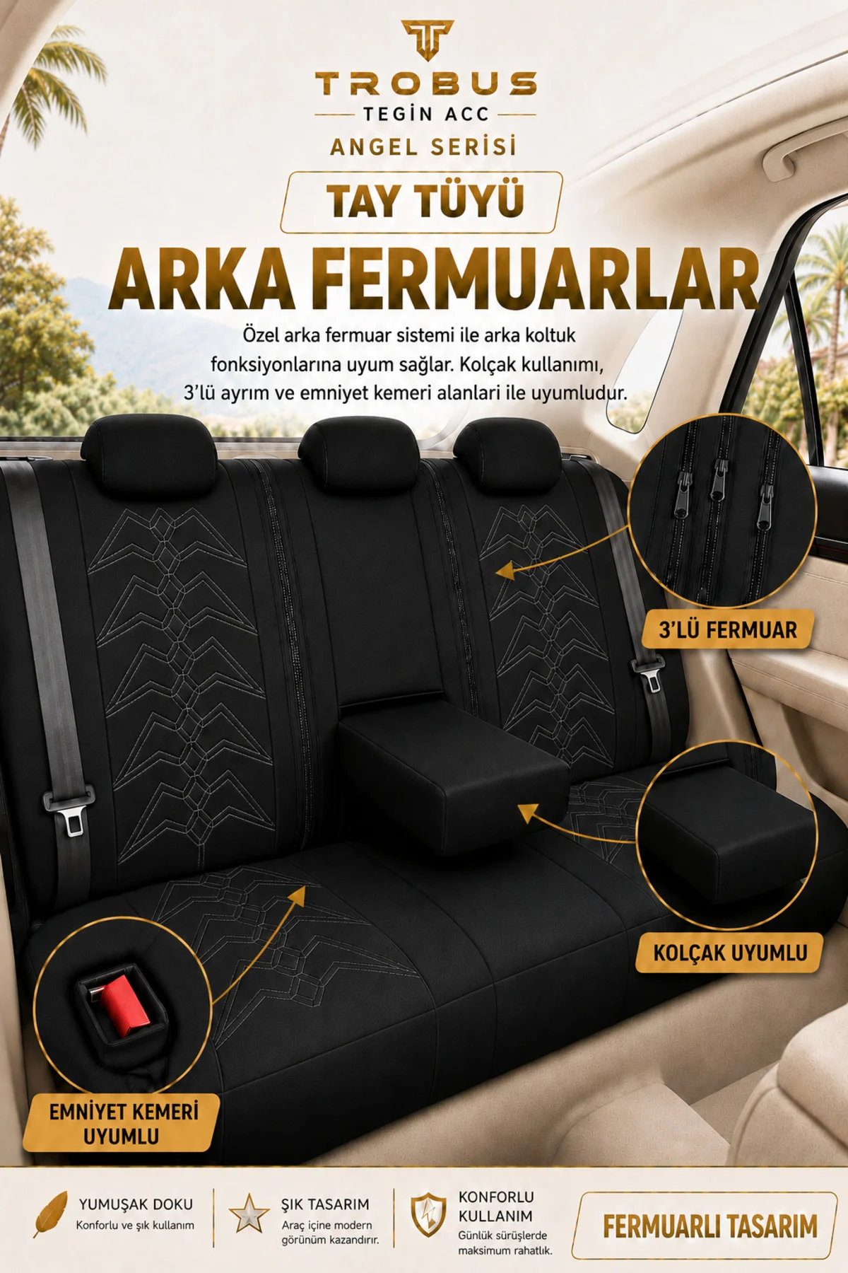 Toyota Hilüx 2006-2014 Uyumlu Angel Serisi Tay Tüyü Koltuk Kılıfı Siyah Fiyatı, Yorumları ve Özellikleri