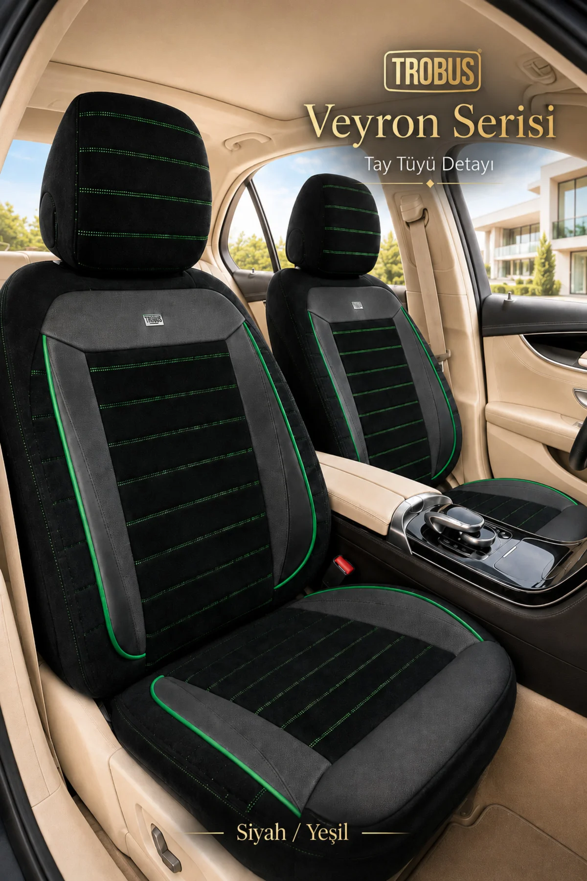 Toyota Hilüx 2006 2007 2008 2009 2010 2011 2012 2013 2014 Uyumlu Veyron Serisi Siyah Yeşil Tay Tüyü