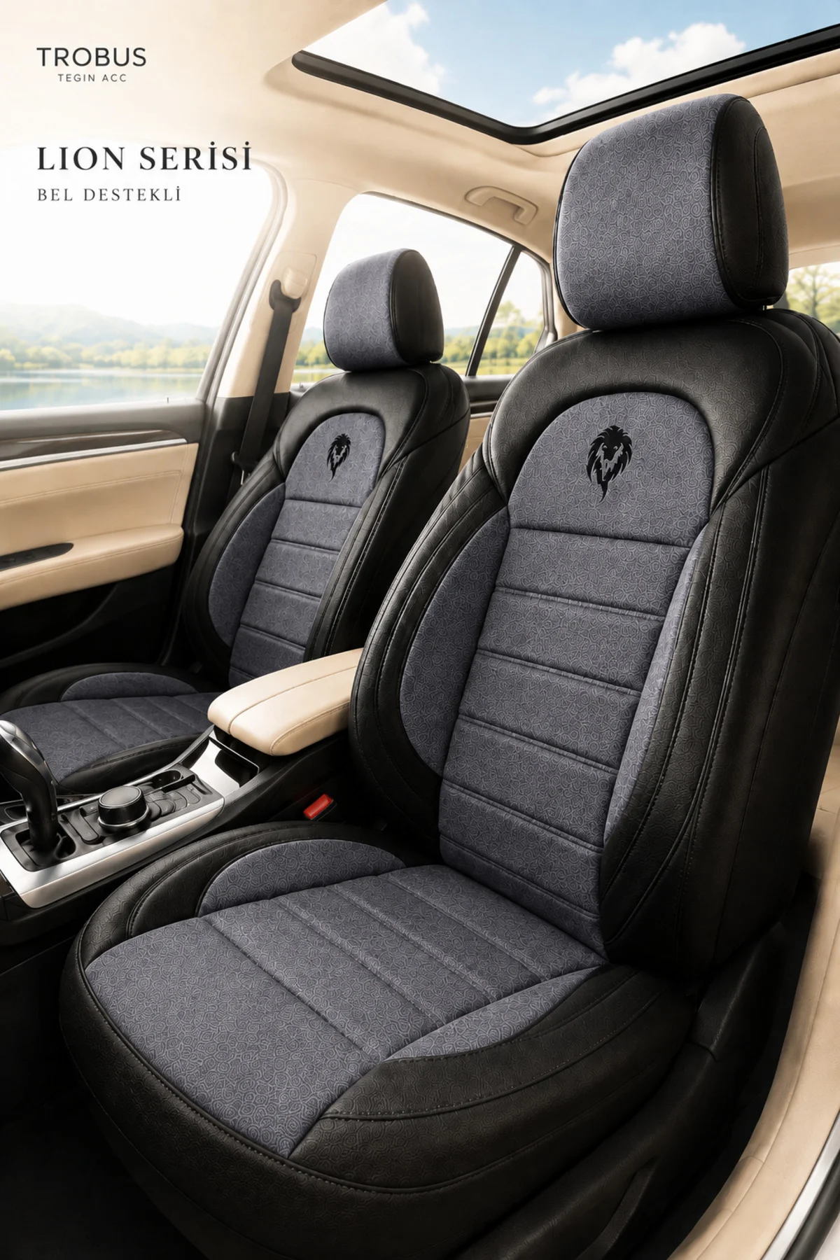 Toyota Hilüx 2006-2014 Uyumlu Lion Serisi Tay Tüyü Füme Siyah Premium Koltuk Kılıfı Fiyatı, Yorumları ve Özellikleri