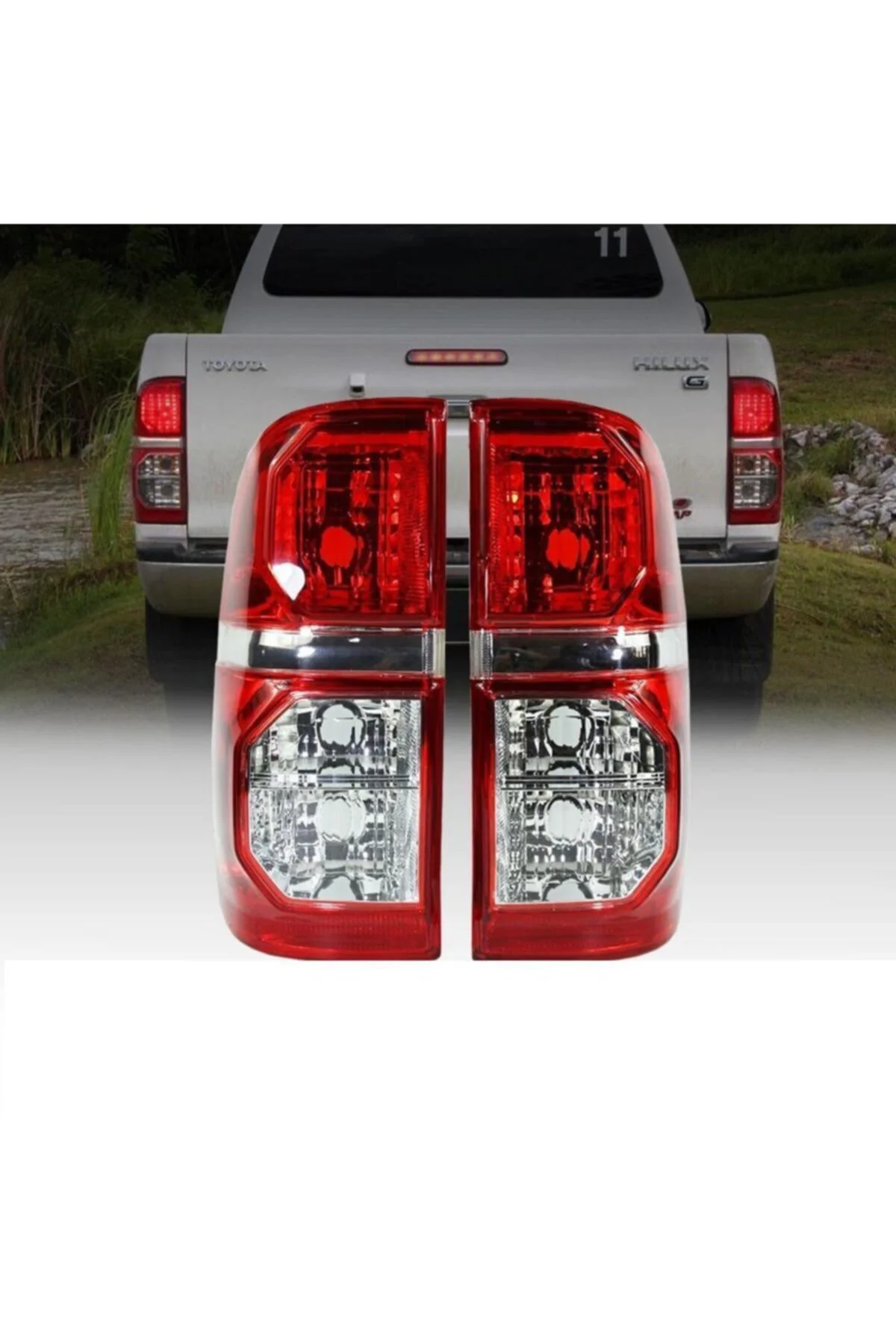 TOYOTA HİLUX SAĞ + SOL STOP LAMBASI TAKIMI KOMPLE 2010--2015 DUYL