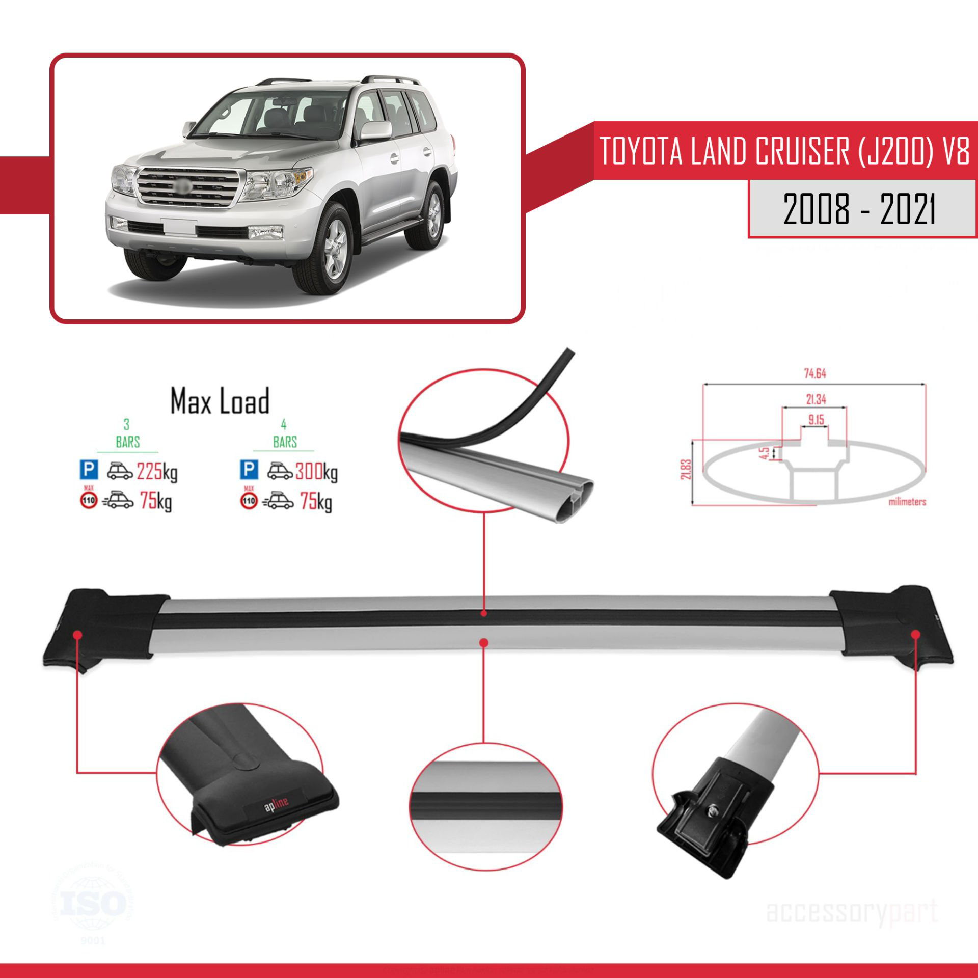 Toyota Land Cruiser (J200) V8 2008-2021 Arası ile Uyumlu FLY Mode