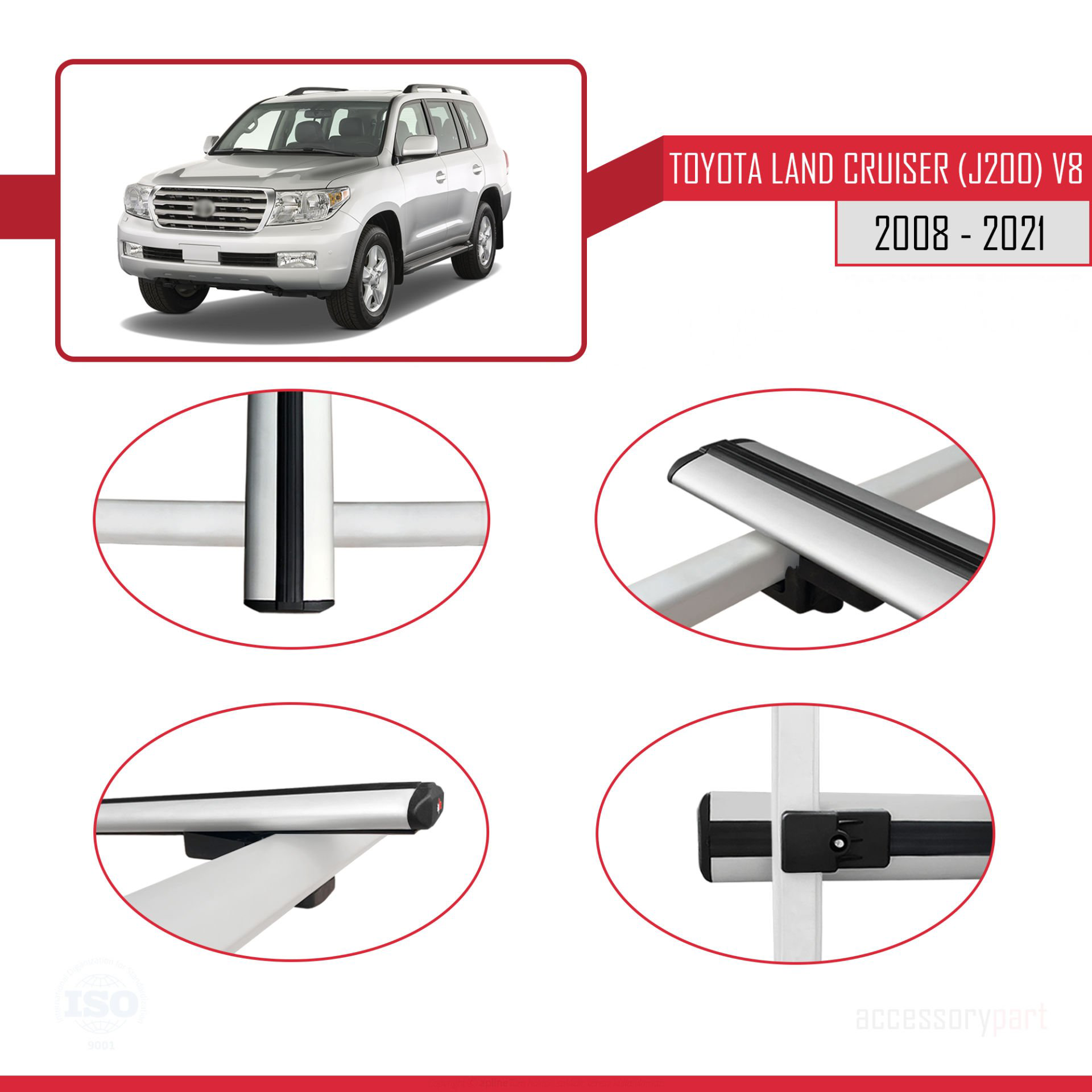 Toyota Land Cruiser (J200) V8 2008-2021 Arası ile uyumlu Basic Mo
