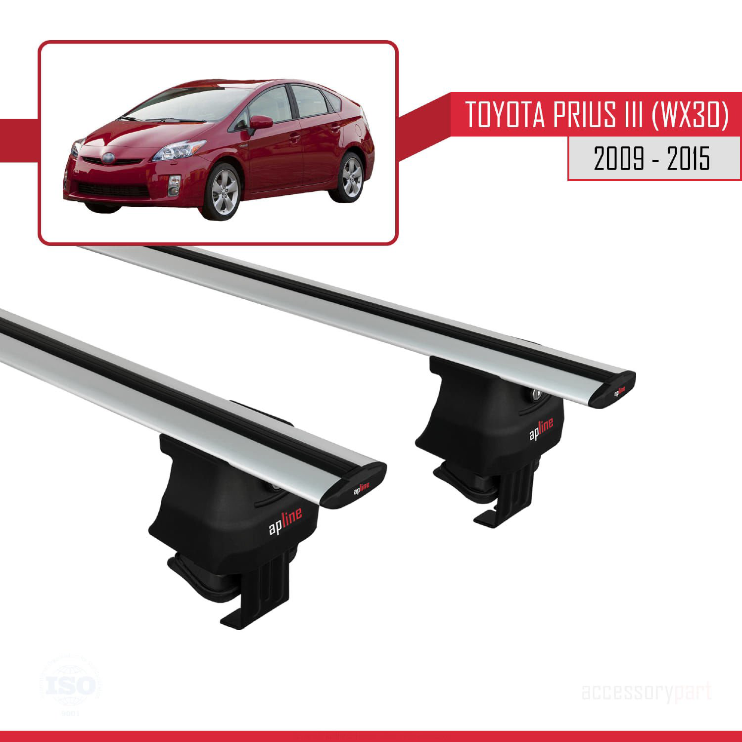 Toyota Prius III (XW30) 2009-2015 Arası ile uyumlu ACE-4 Ara Atkı