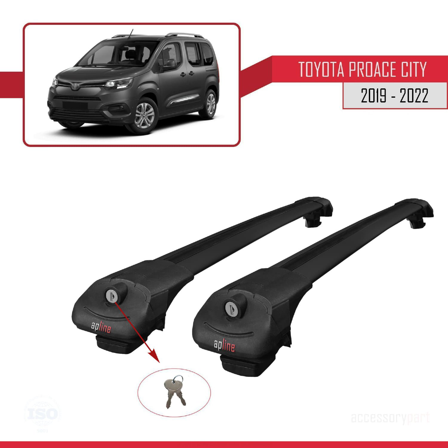 Toyota Proace City 2019-2022 Arası ile uyumlu ACE-1 Ara Atkı Tava