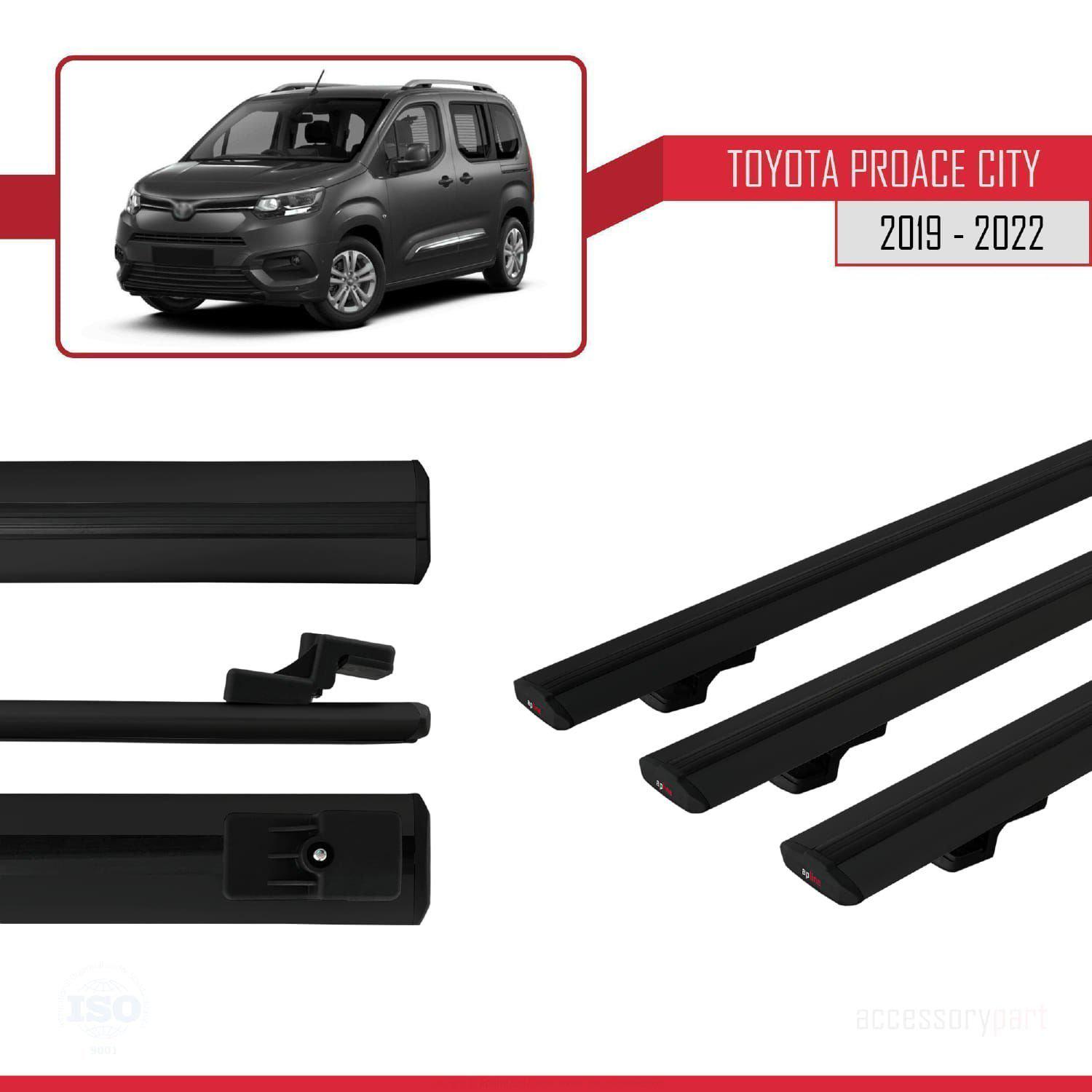 Toyota Proace City 2019-2022 Arası ile uyumlu Basic Model Ara Atk