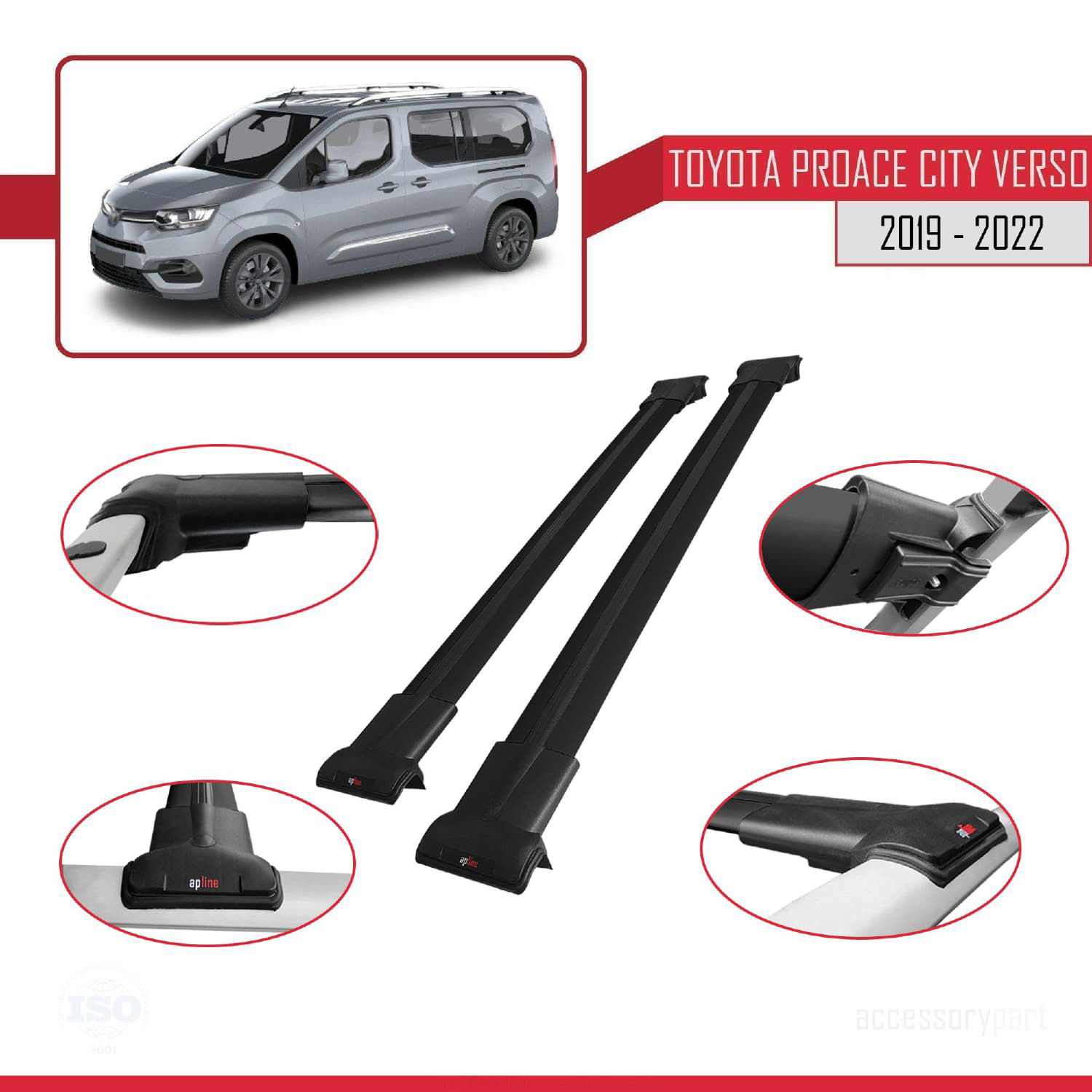 Toyota Proace City Verso 2019-2022 Arası ile Uyumlu FLY Model Ara
