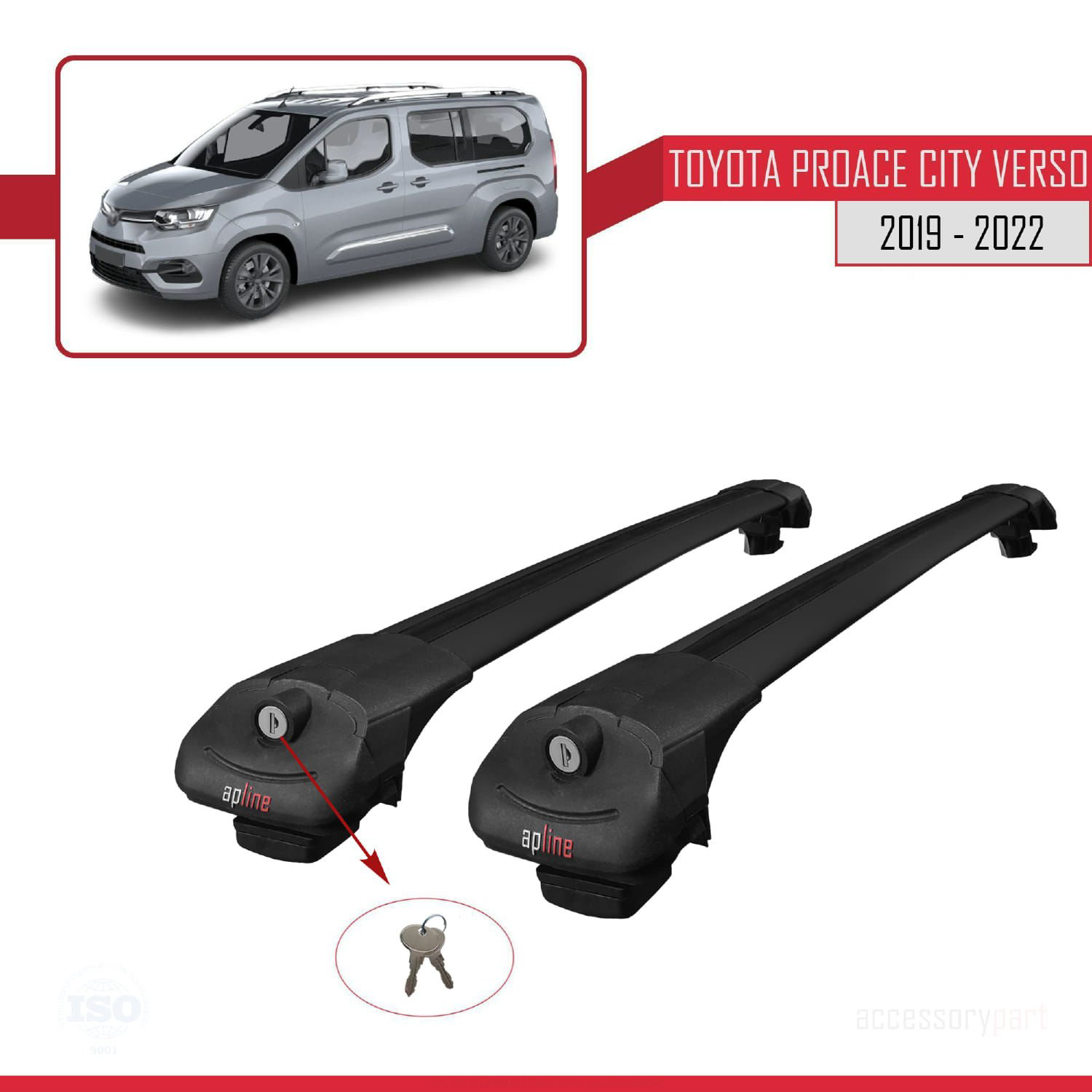 Toyota Proace City Verso 2019-2022 Arası ile uyumlu ACE-1 Ara Atk