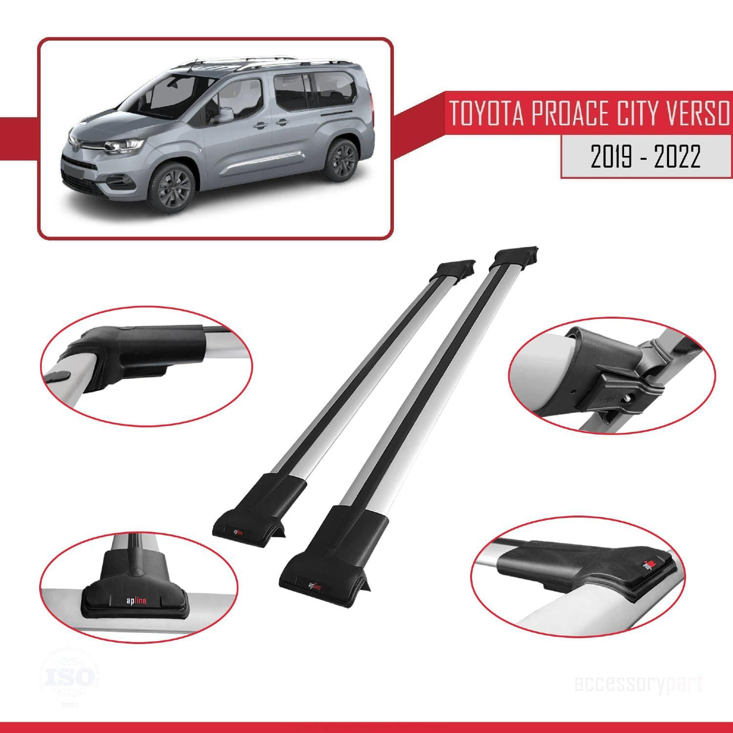 Toyota Proace City Verso 2019-2022 Arası ile Uyumlu FLY Model Ara