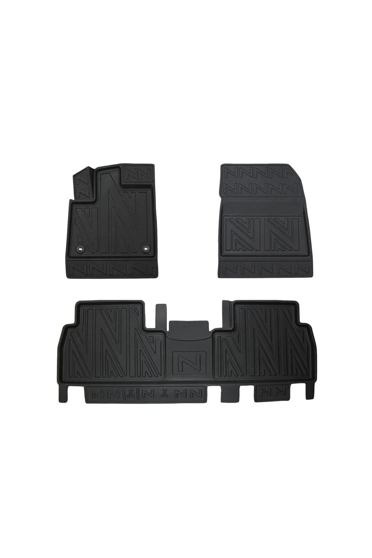 Toyota Proace City Flame/Passionx-Pack 2019-Paspas 1.4/1.6 Siyah 3D Havuzlu Paspas