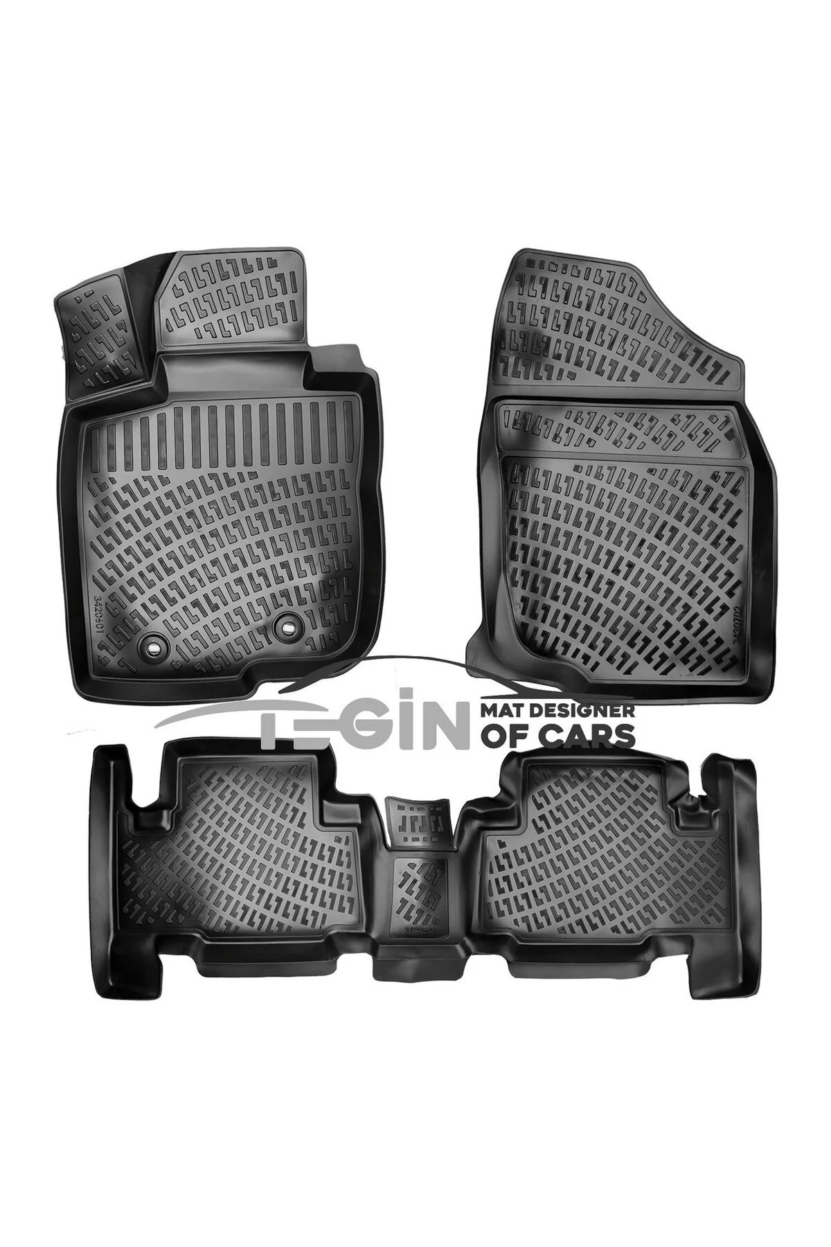 Toyota Rav4 2006-2012 Style Siyah 3D Havuzlu Paspas