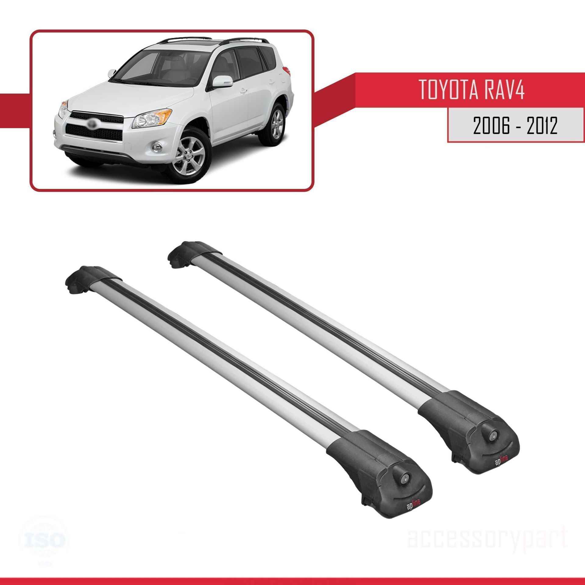 Toyota RAV4 2006-2012 Arası ile uyumlu ACE-1 Ara Atkı Tavan Barı Toyota RAV4 2006-2012 Arası ile uyumlu ACE-1 Ara Atkı Tavan Barı