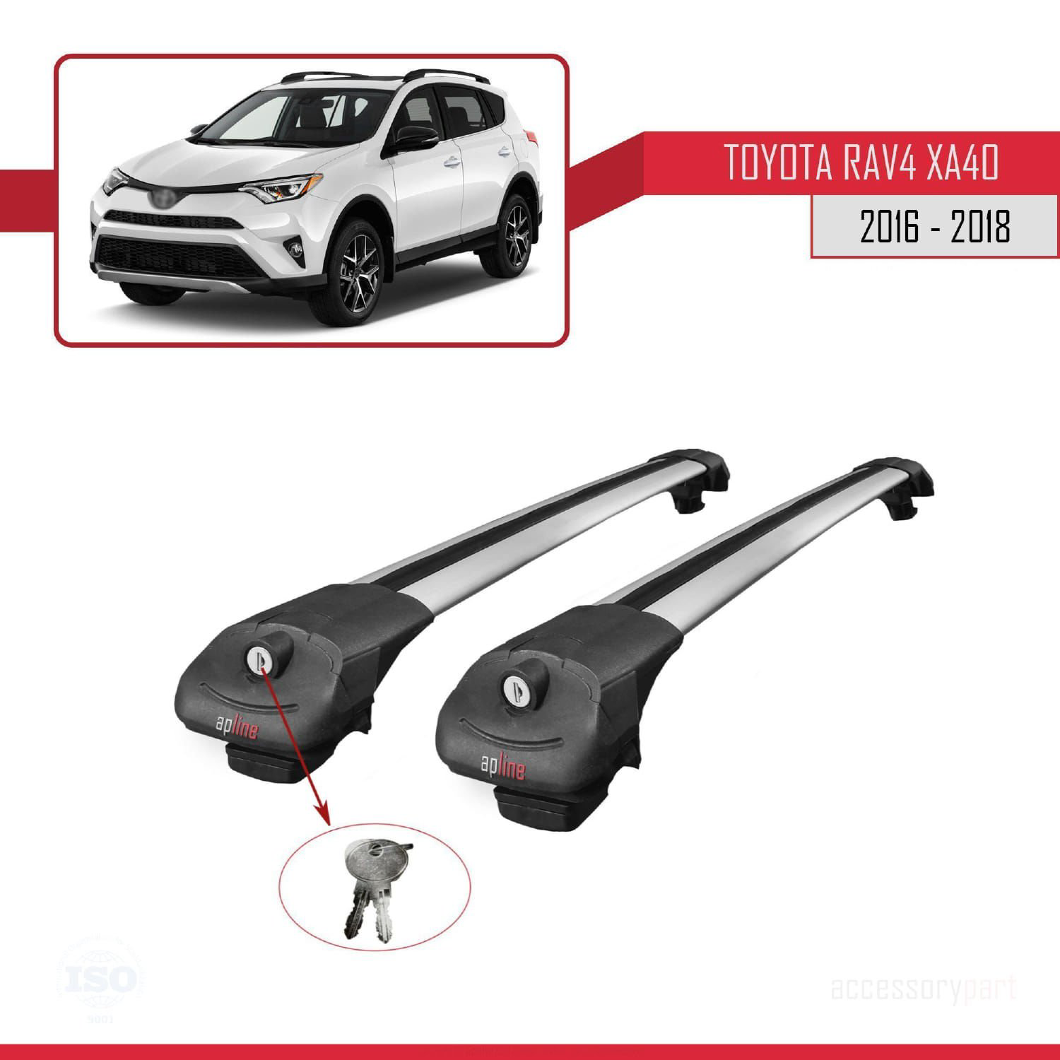 Toyota RAV4 (XA40) 2016-2018 Arası ile uyumlu ACE-1 Ara Atkı Tava