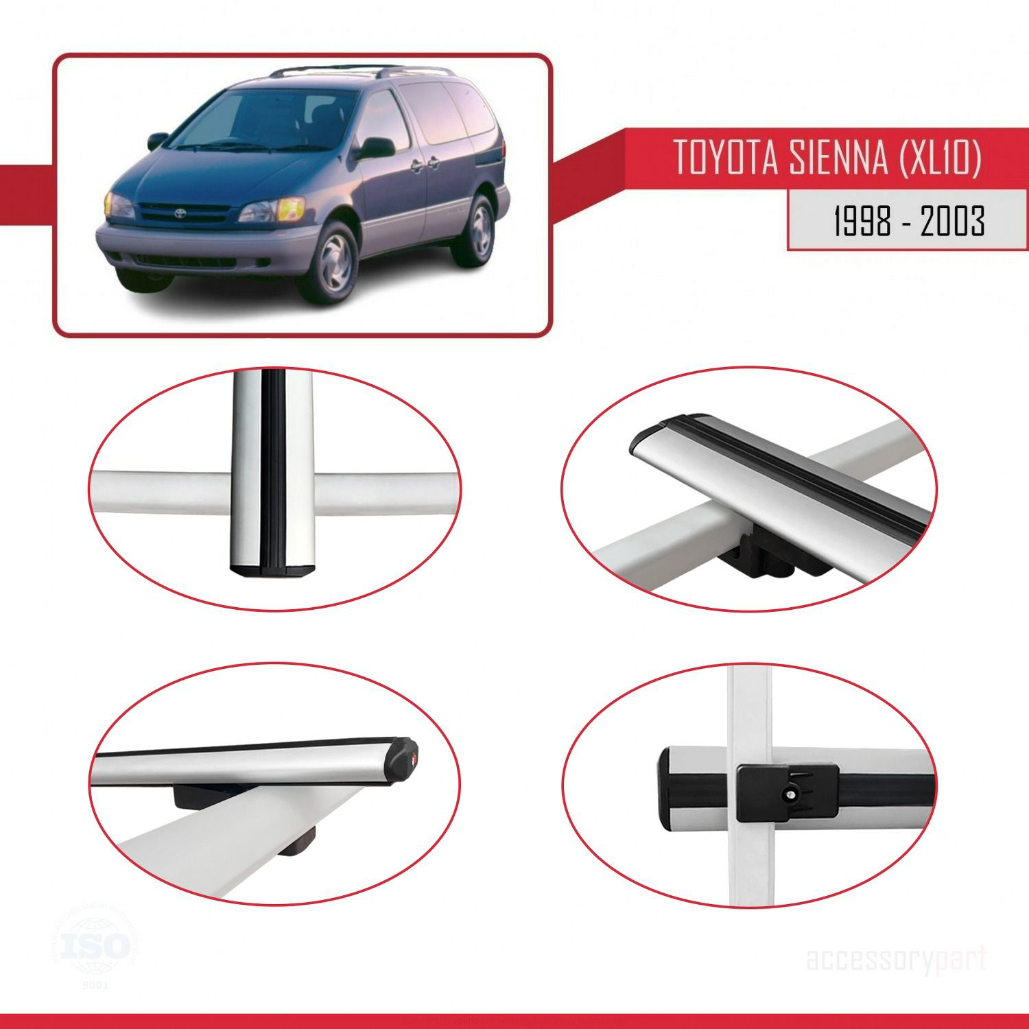 Toyota Sienna (XL10) 1998-2003 Arası ile uyumlu Basic Model Ara A