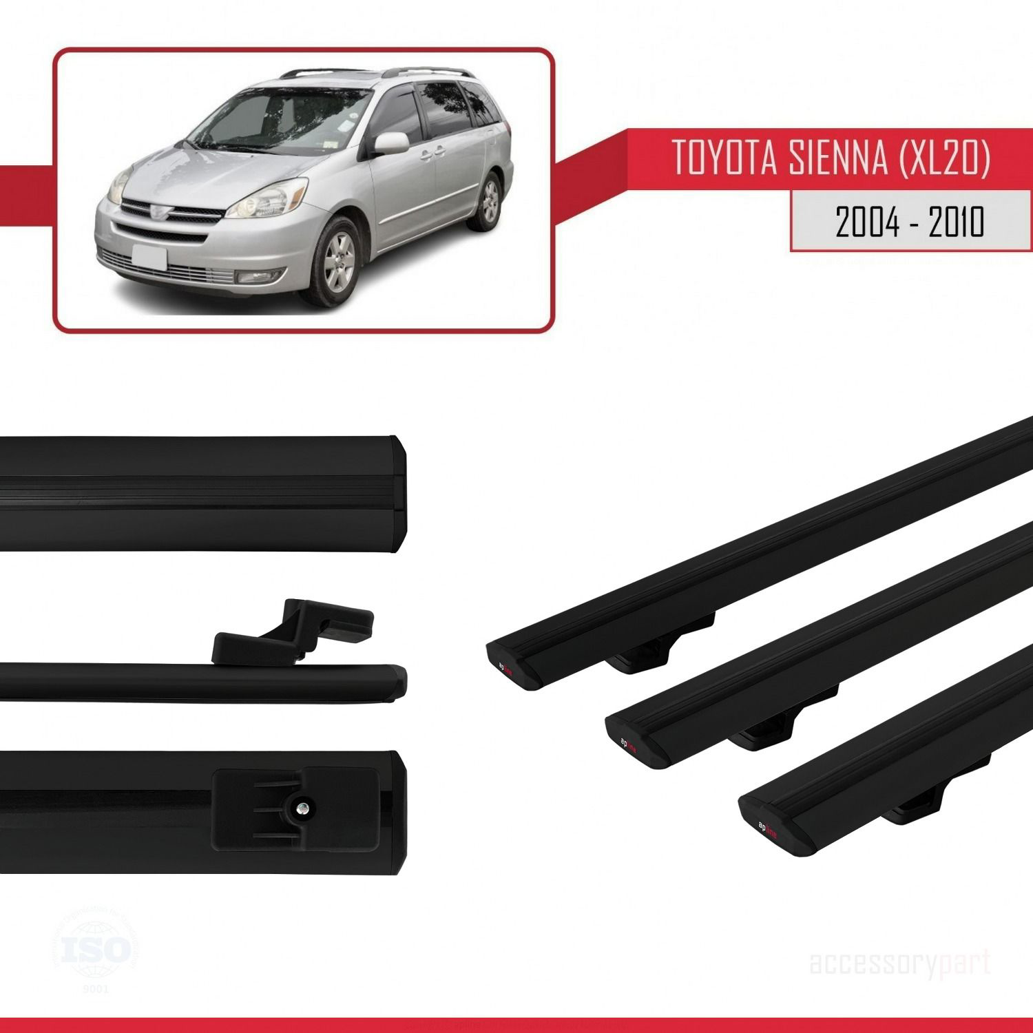 Toyota Sienna (XL20) 2004-2010 Arası ile uyumlu Basic Model Ara A