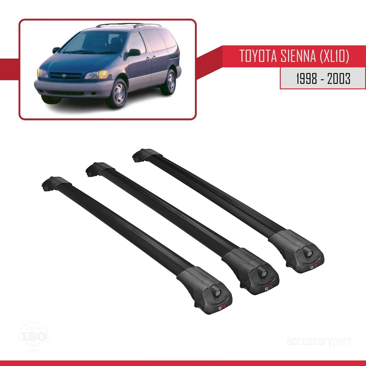 Toyota Sienna (XL10) 1998-2003 Arası ile uyumlu ACE-1 Ara Atkı Ta
