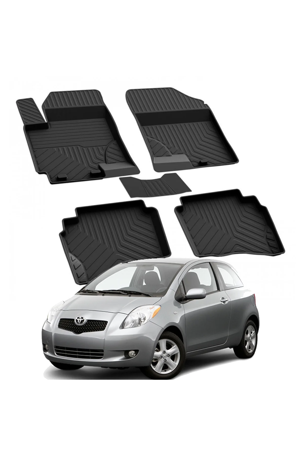 TOYOTA YARIS 2-3 2005-2013 Model Yılları İçin Uyumlu Yeo 4D Havuzlu Paspas Takımı Fiyatı, Yorumları ve Özellikleri