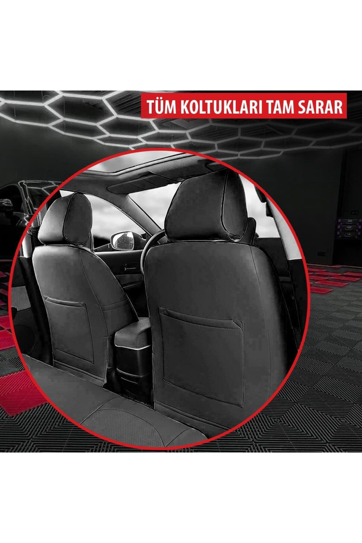 TOYOTA YARIS 2005-2011Uyumlu Oto Koltuk Kılıfı Sport Serisi Jakar