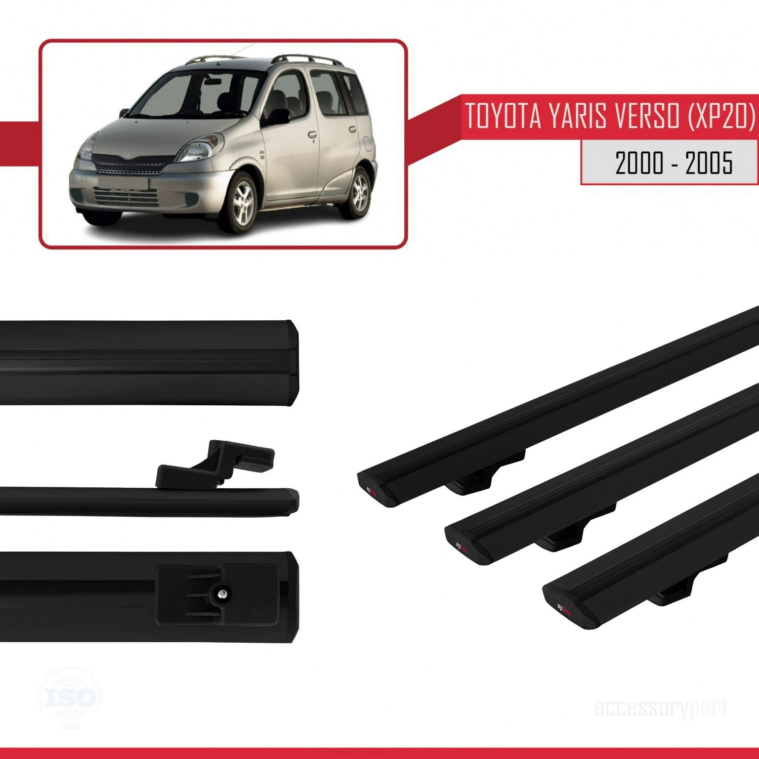 Toyota Yaris Verso (XP20) 2000-2005 Arası ile uyumlu Basic Model 