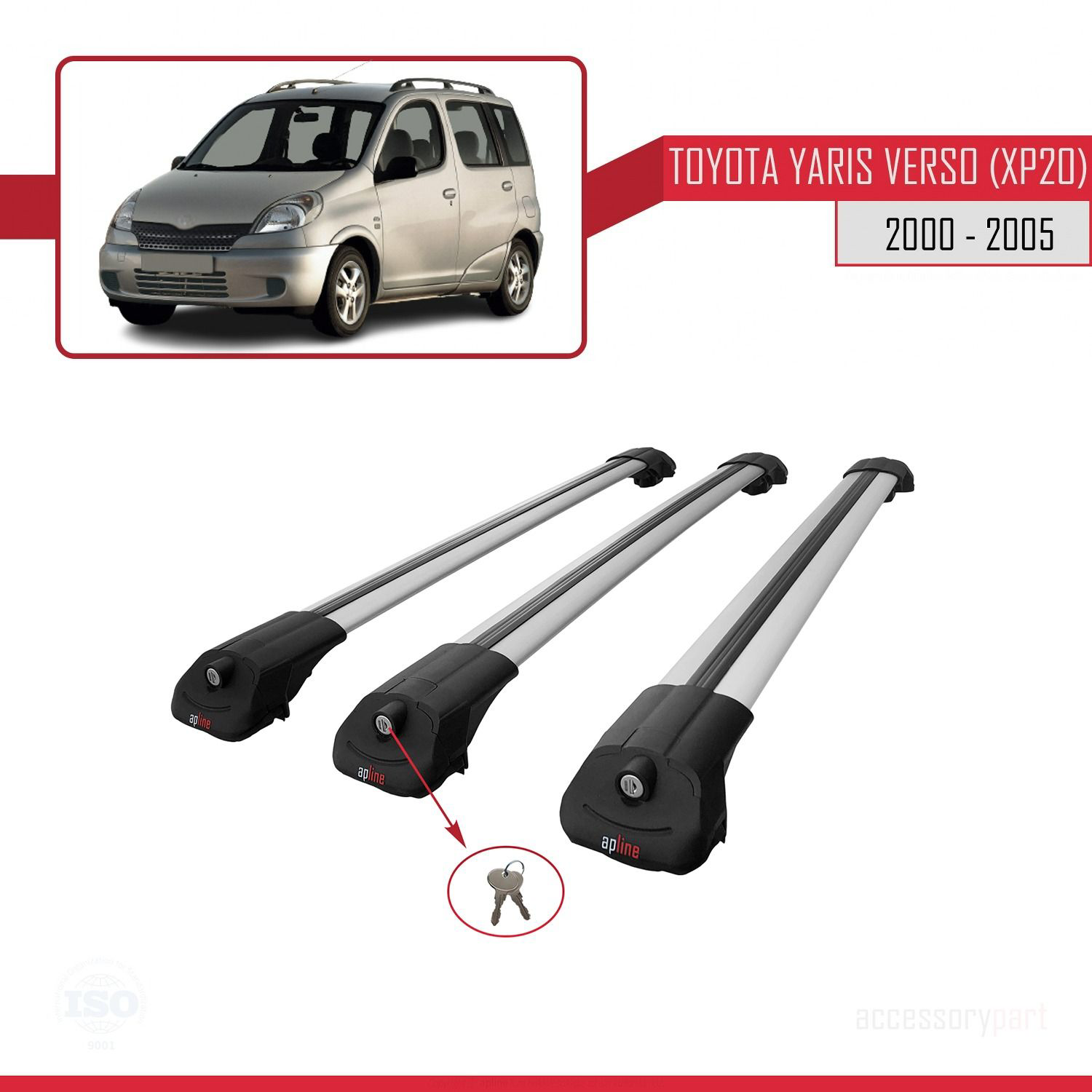 Toyota Yaris Verso (XP20) 2000-2005 Arası ile uyumlu ACE-1 Ara At