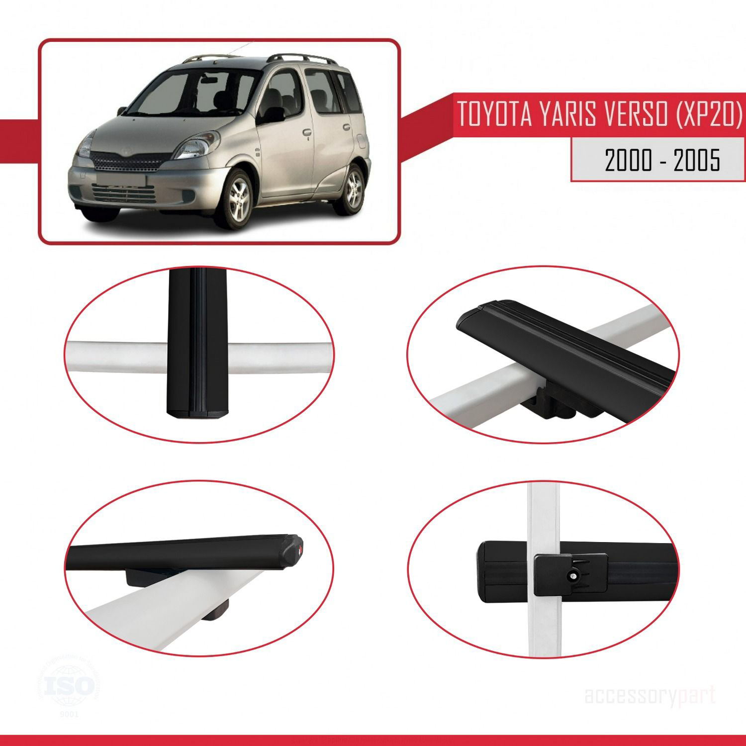 Toyota Yaris Verso (XP20) 2000-2005 Arası ile uyumlu Basic Model 