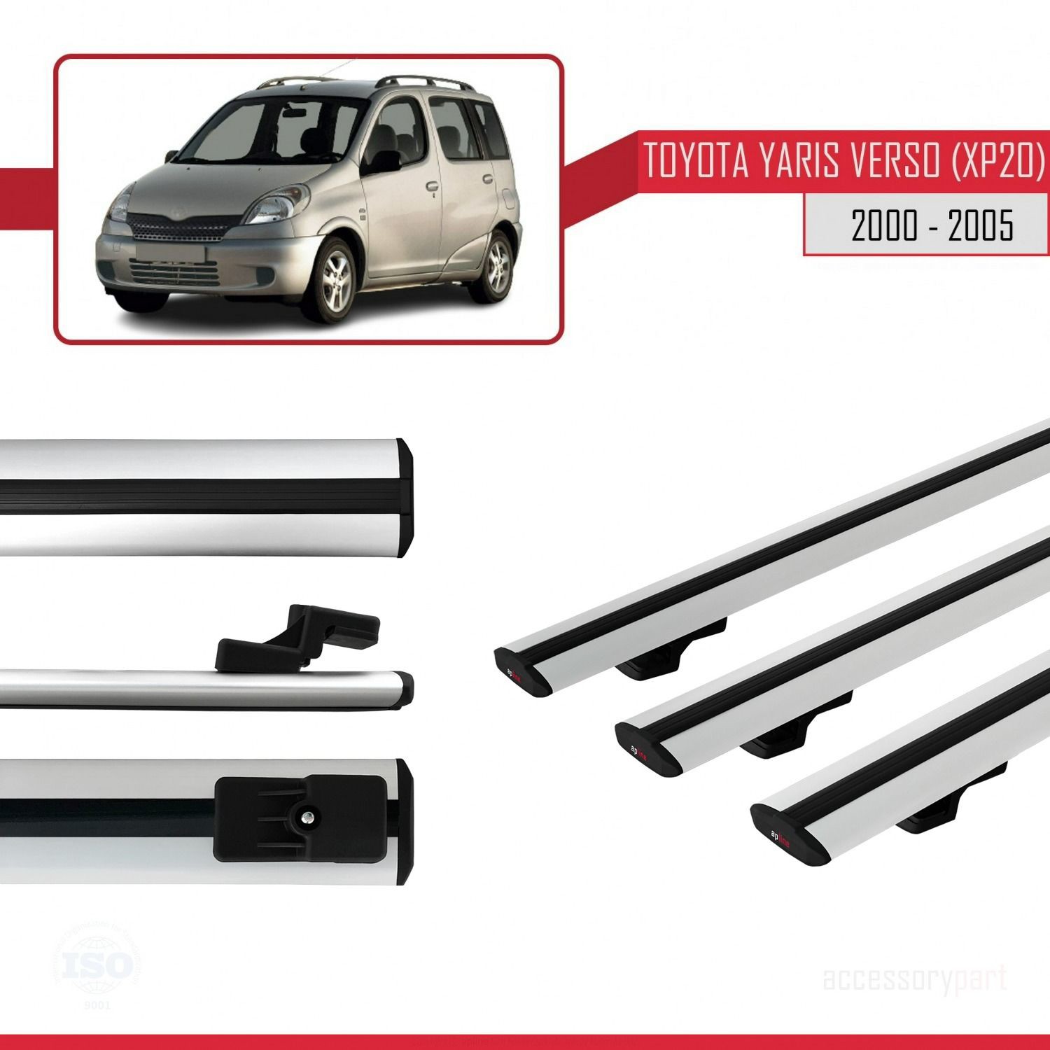 Toyota Yaris Verso (XP20) 2000-2005 Arası ile uyumlu Basic Model 