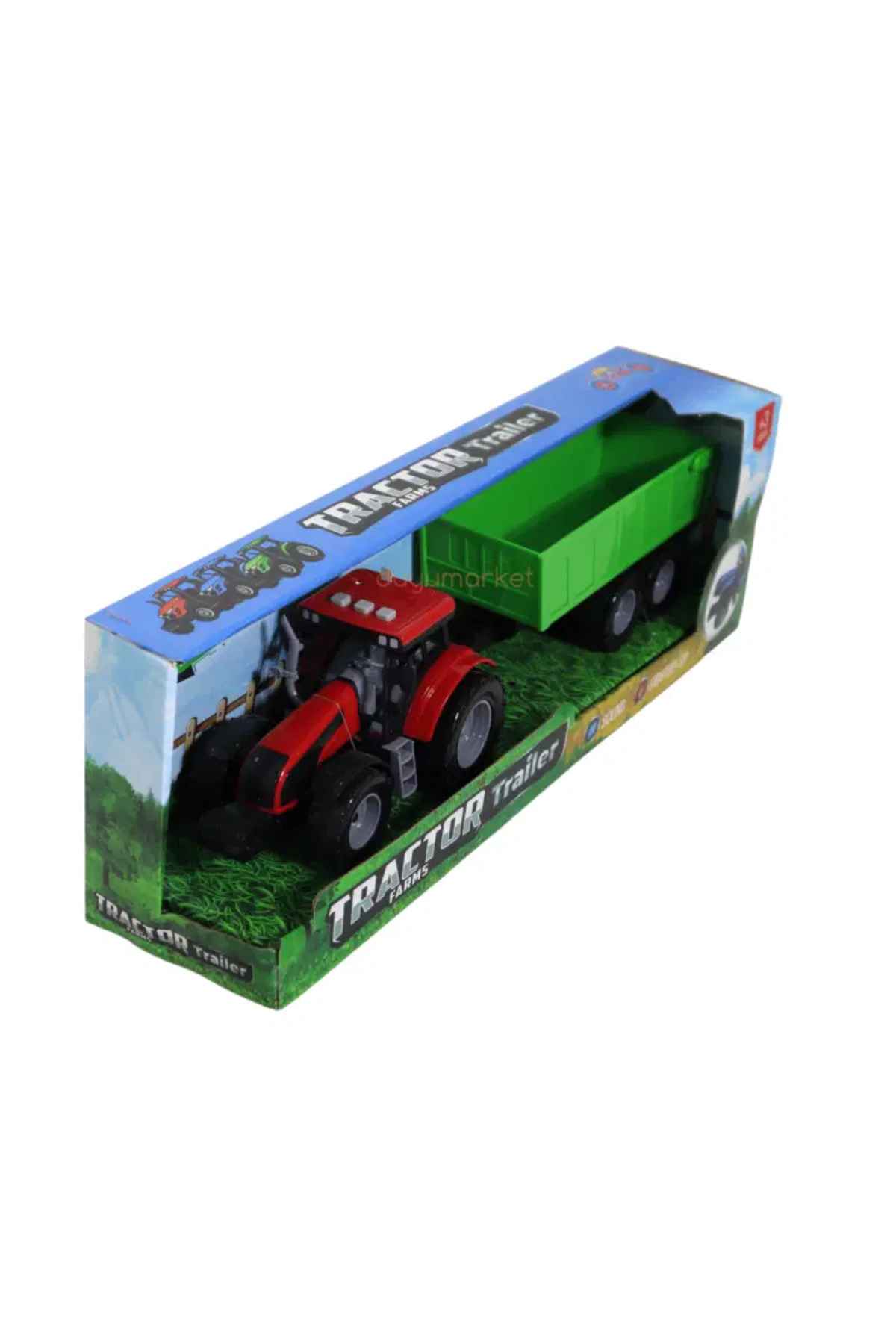 Aya Toys 40104 Römorklu Pilli Traktör