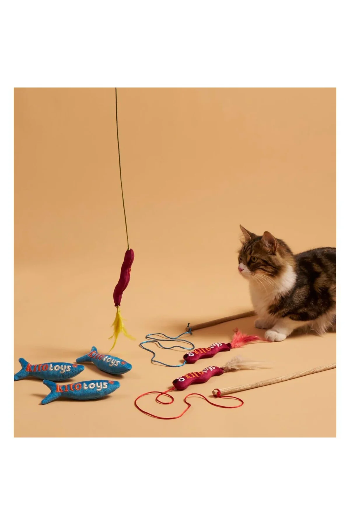 Toys Balık Peluş Kedi Oyuncağı