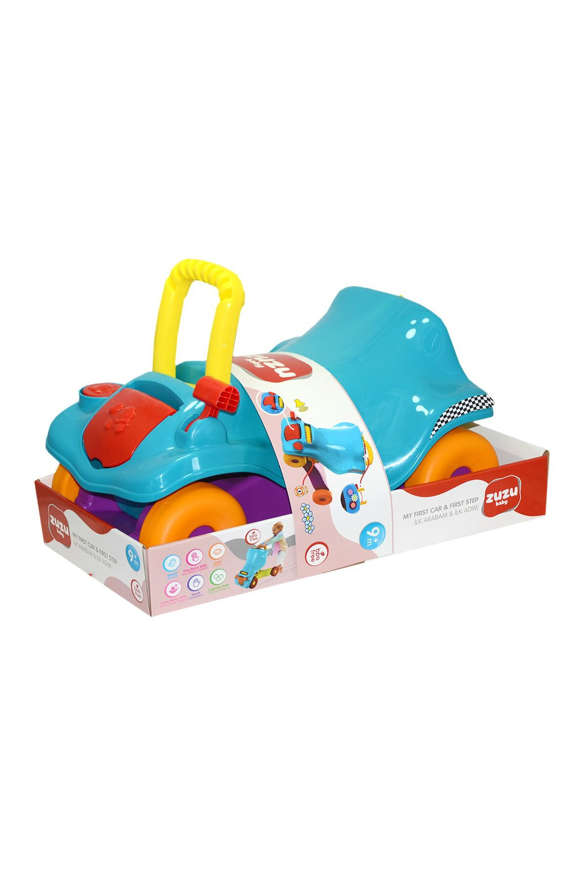 Zuzu Toys İlk Adım Arabası 2 İn 1