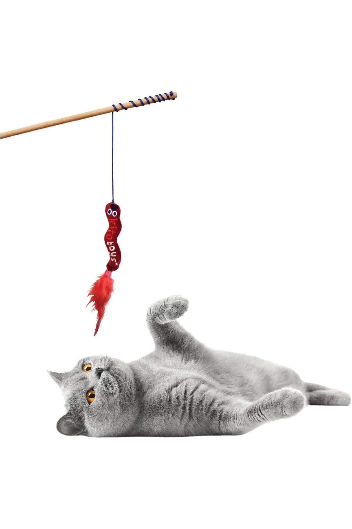 Toys Solucan (Olta) Peluş Kedi Oyuncağı