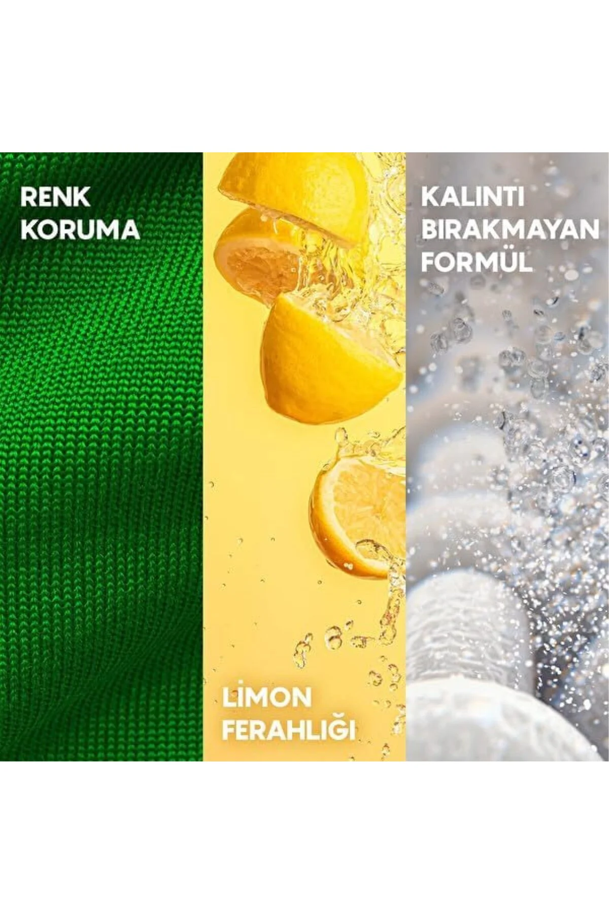 Toz Çamaşır Deterjanı Limon ve Karbonat Renkliler ve Beyazlar İçi