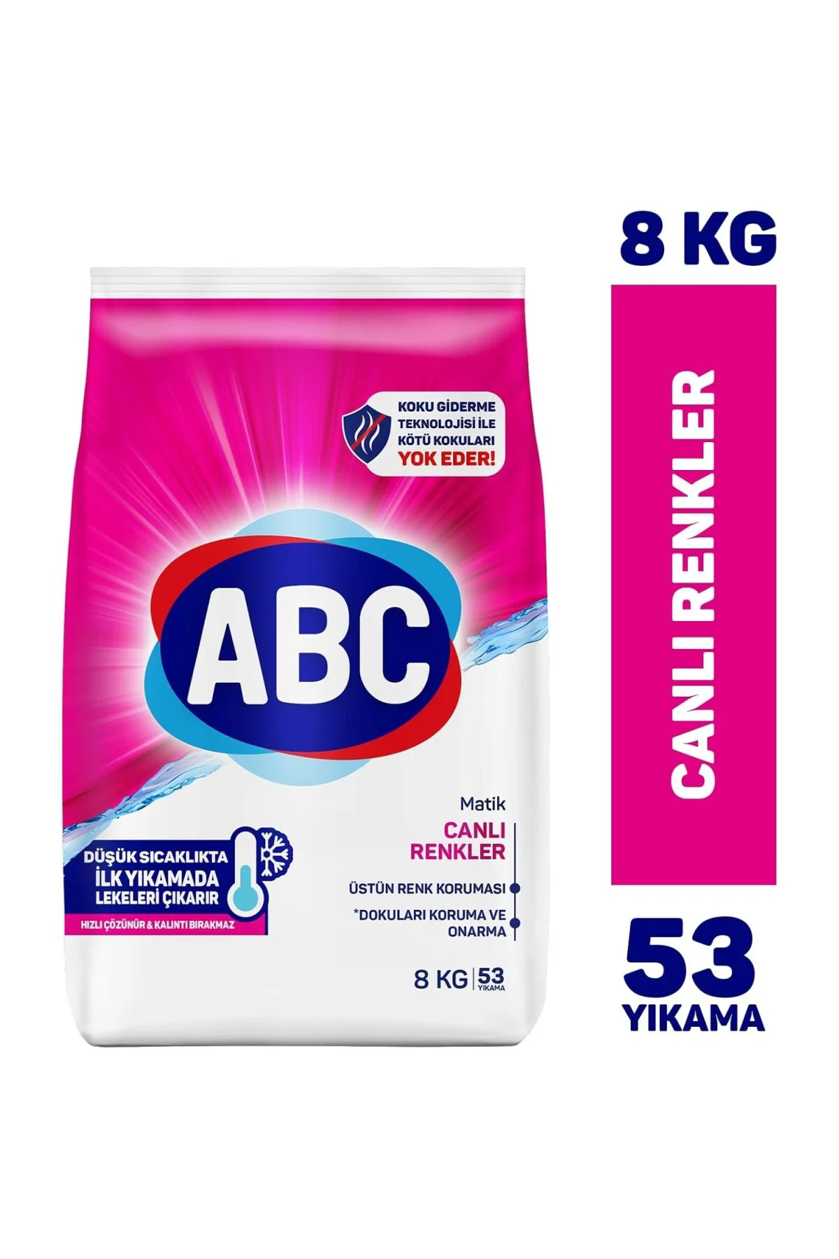 Toz Deterjan Renkliler 8 kg