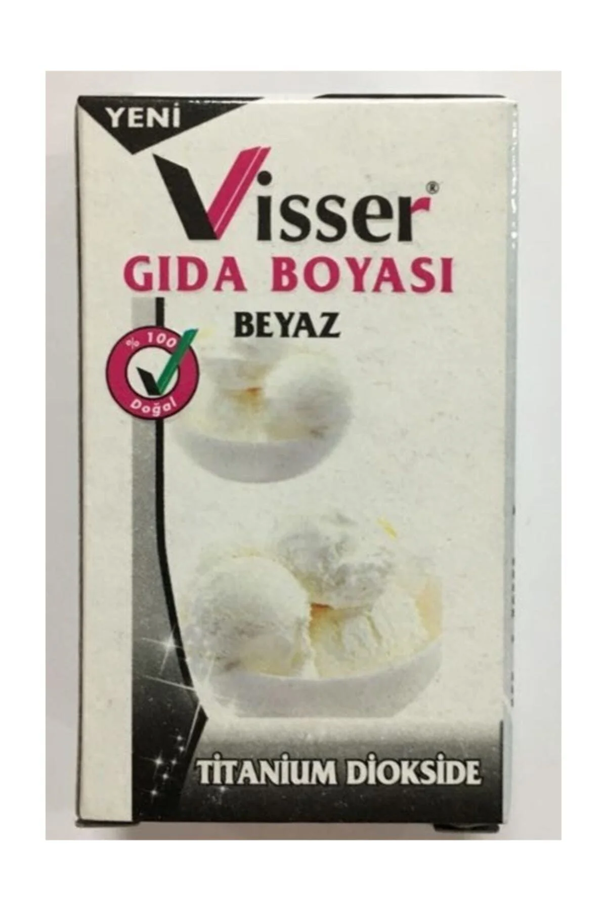 Toz Gıda Boyası Beyaz G.b