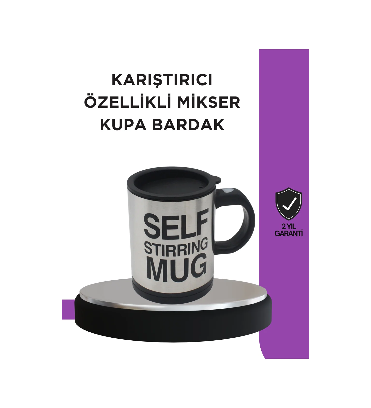 Toz İçecekler İçin Hızlı Karıştırma Özellikli Termos Kupa - Lisinya Diğer