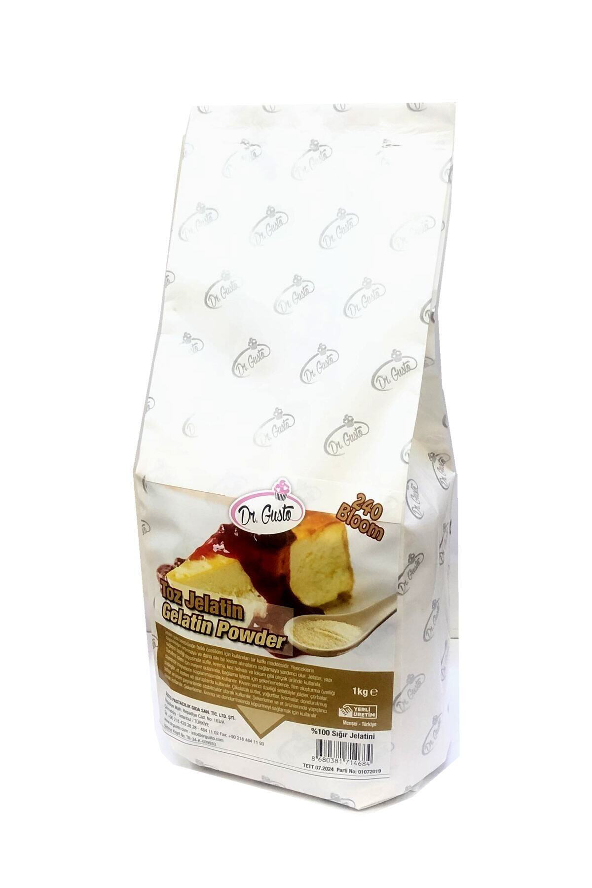 Toz Jelatin 1 Kg Yenilebilir Sığır Jelatini